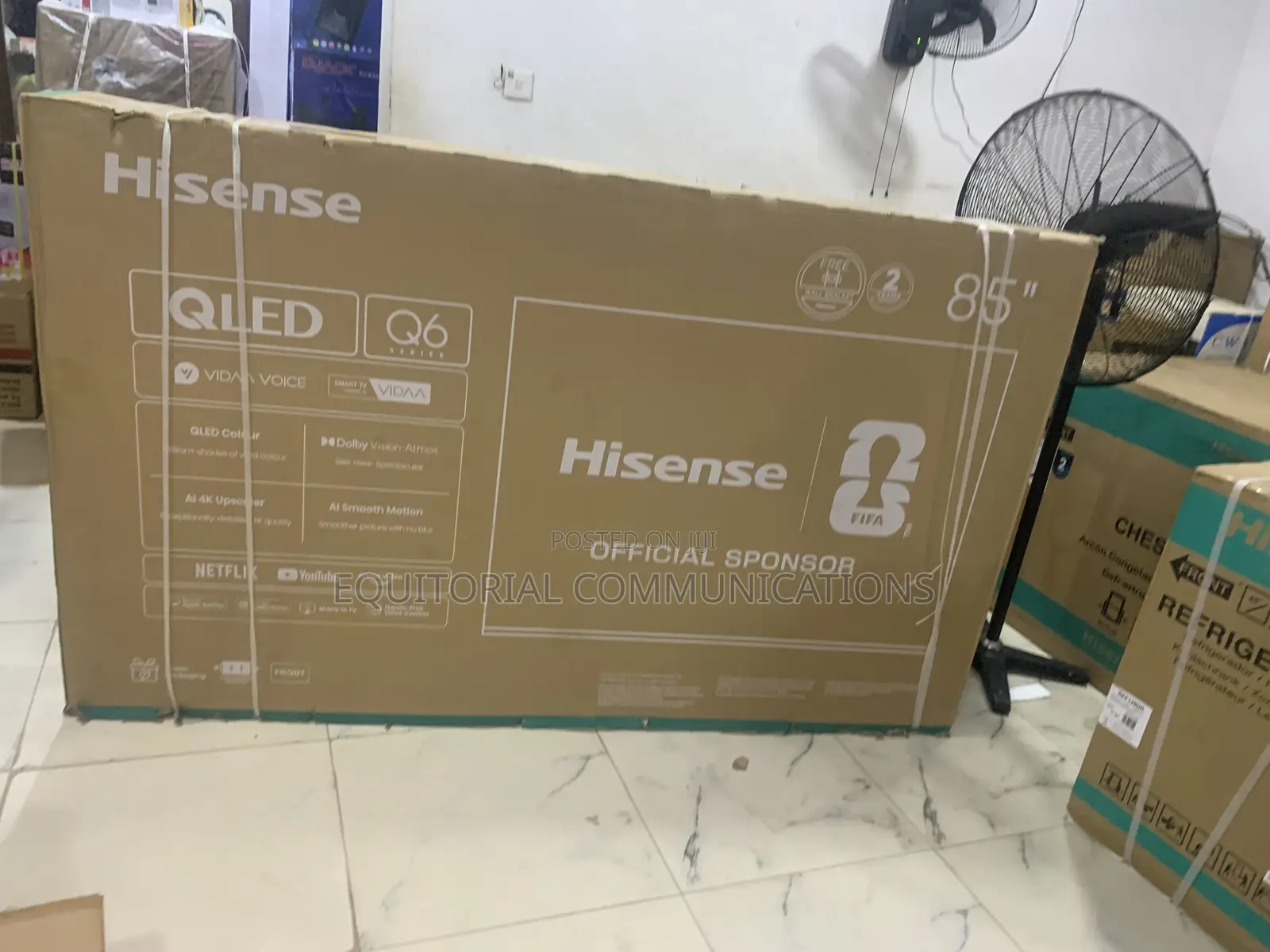 Hisense 85Q6Q QLED – 85 Inch Massive Screen, Stunning Detail
