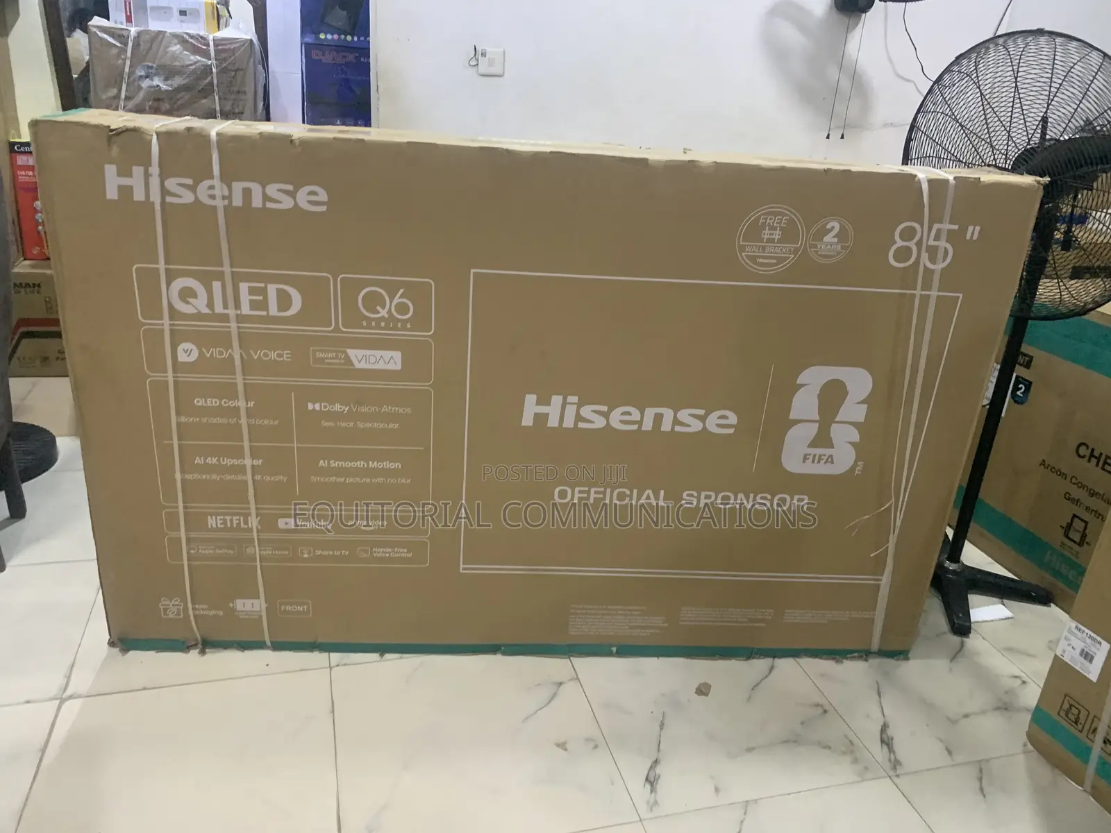 Hisense 85Q6Q – 85 Inch Smart QLED TV for Immersive Viewing