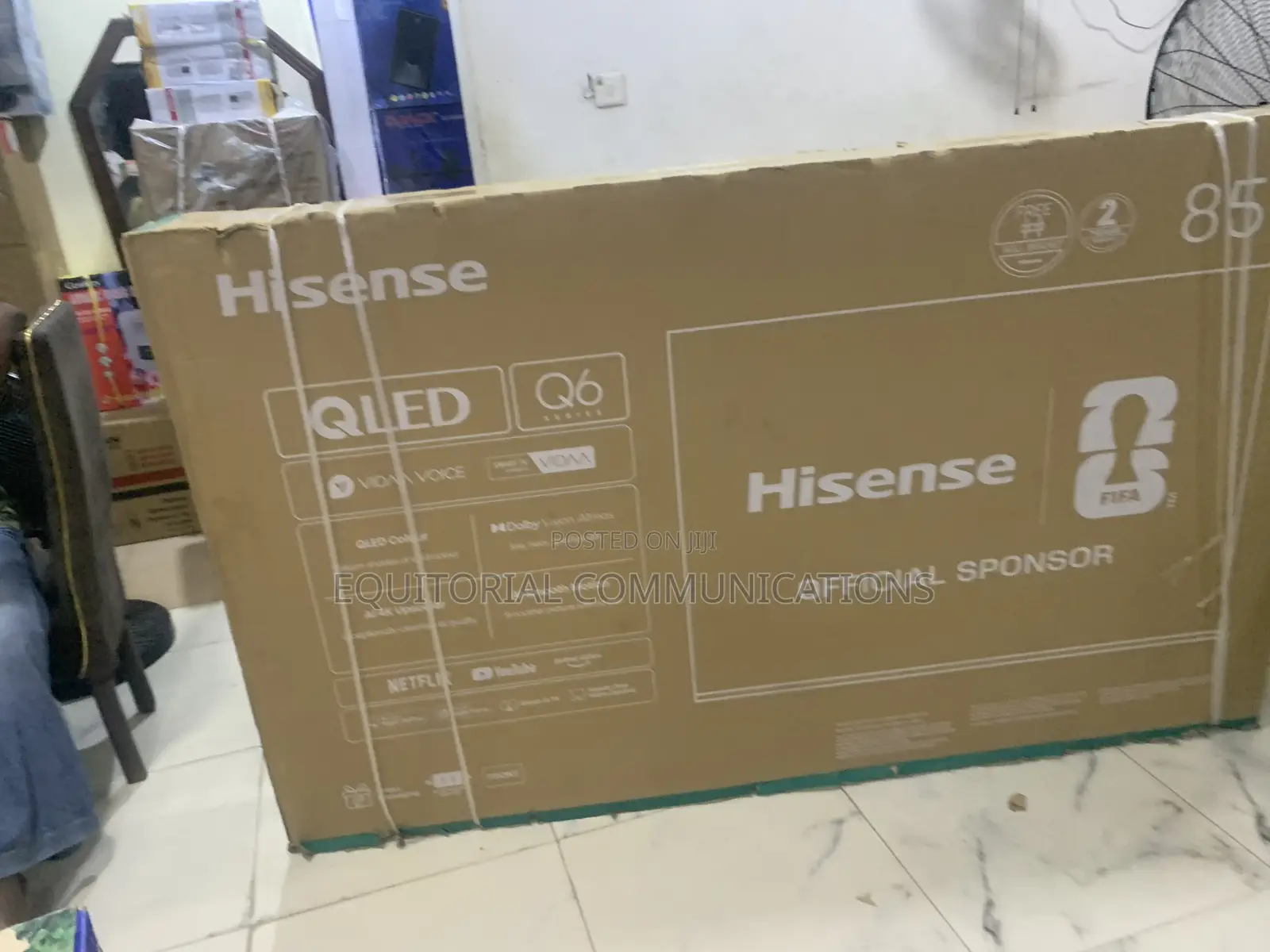Hisense 85Q6Q – 85 Inch Smart QLED TV for Immersive Viewing