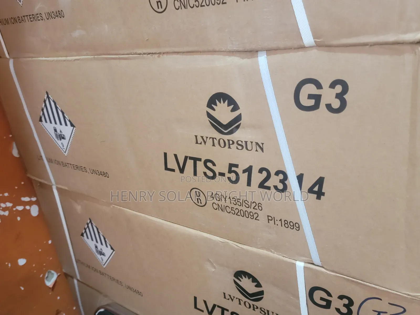 Lvtopsun 16kwh 51.2v Lithium Battery