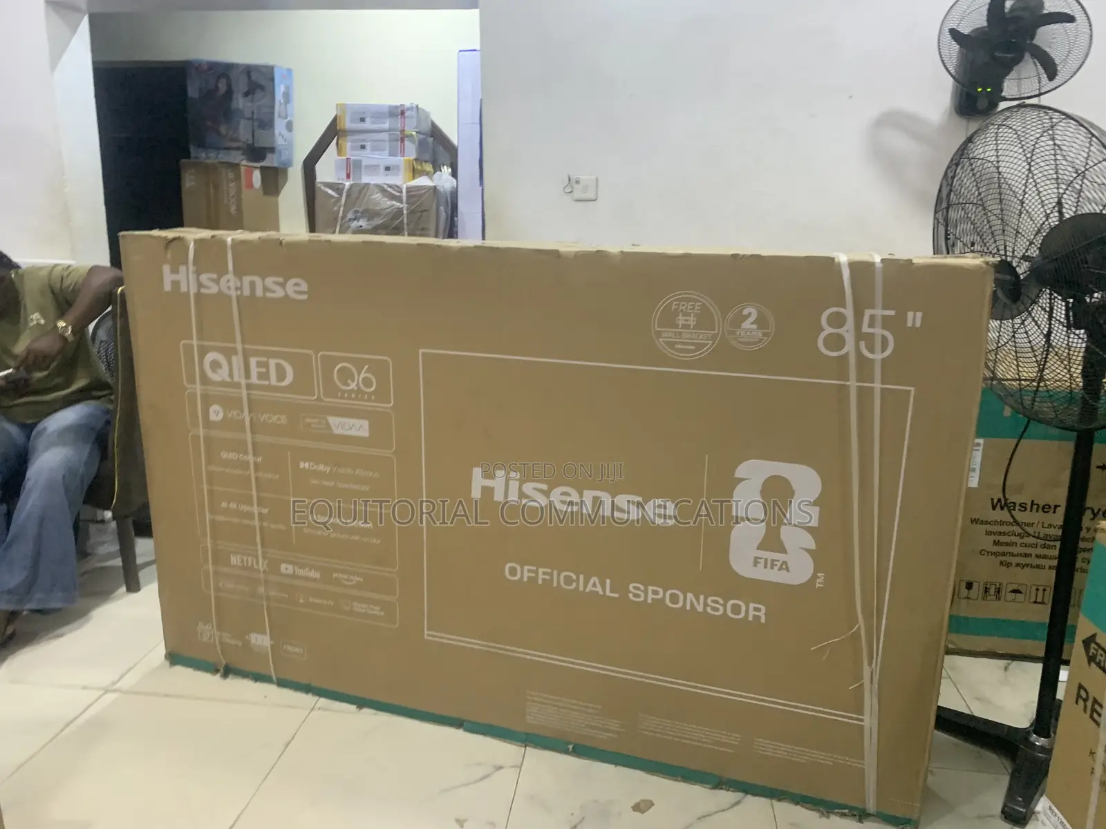 Hisense 85Q6Q – Vibrant 85-Inch QLED Smart TV