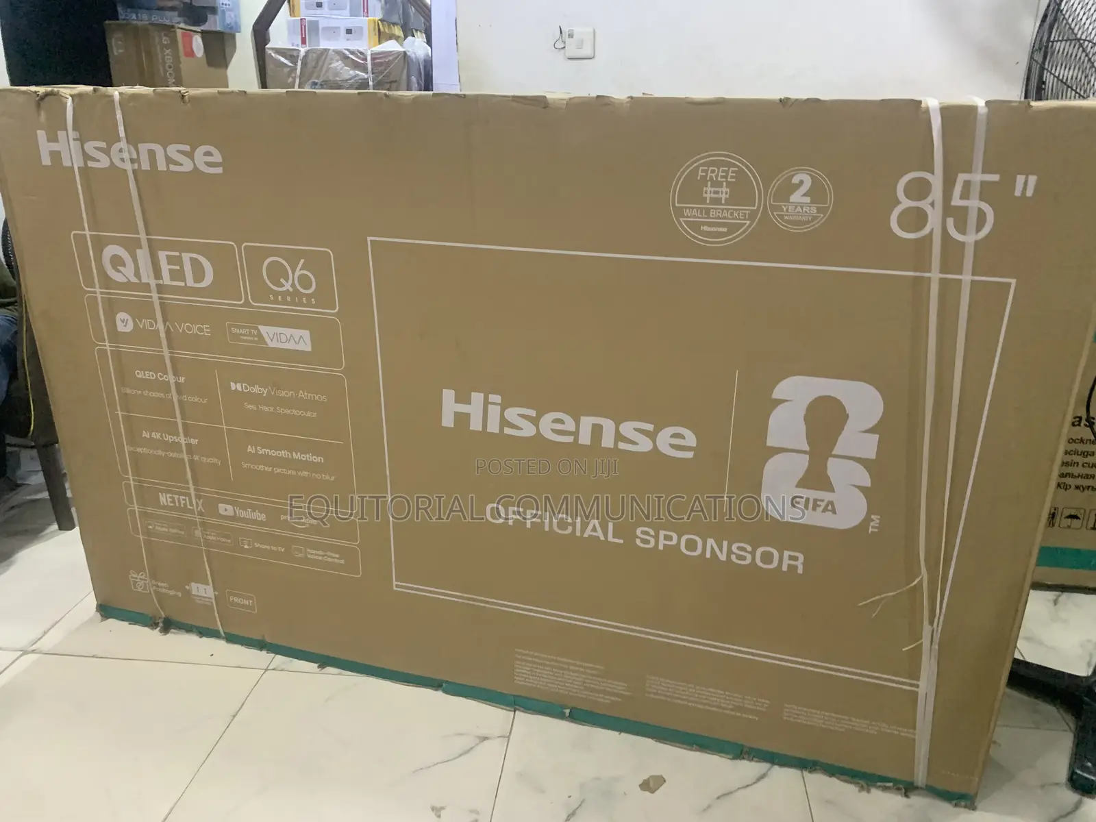 Hisense 85Q6Q – Vibrant 85-Inch QLED Smart TV