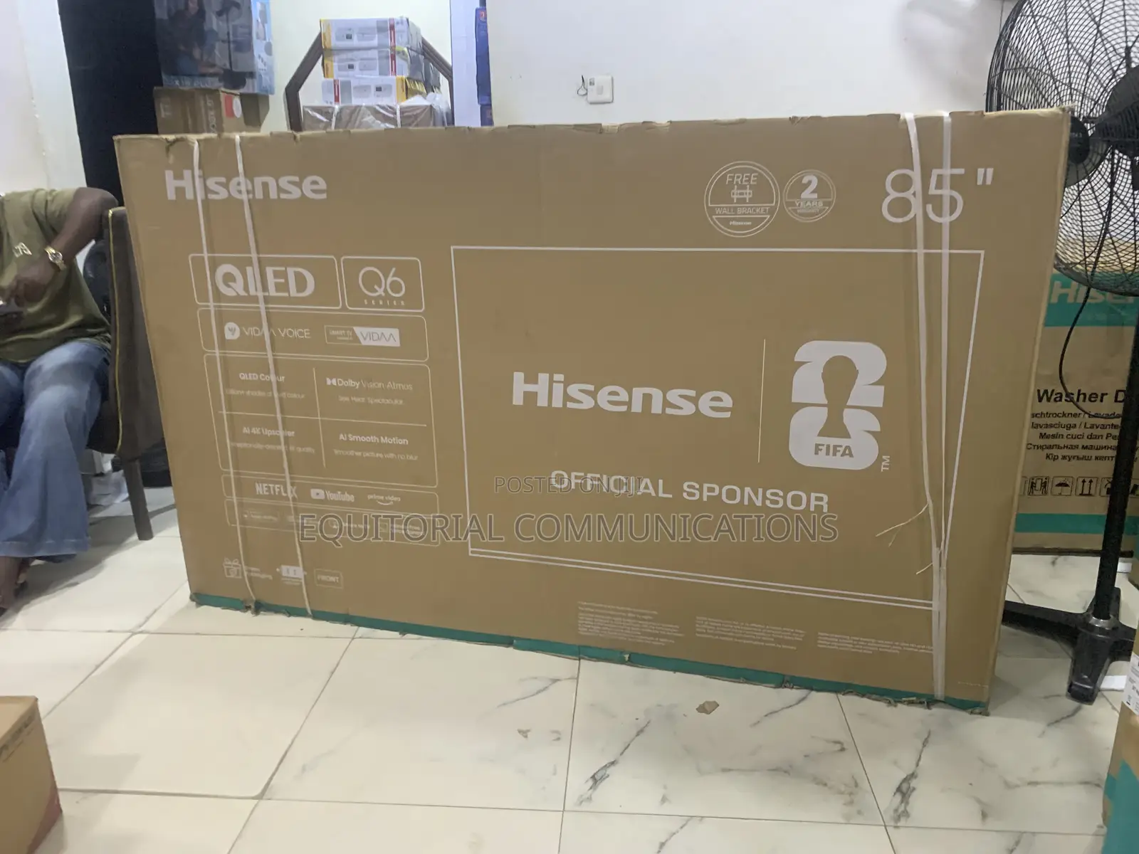Hisense 85Q6Q – 85 Inch Large QLED Screen for Every Moment