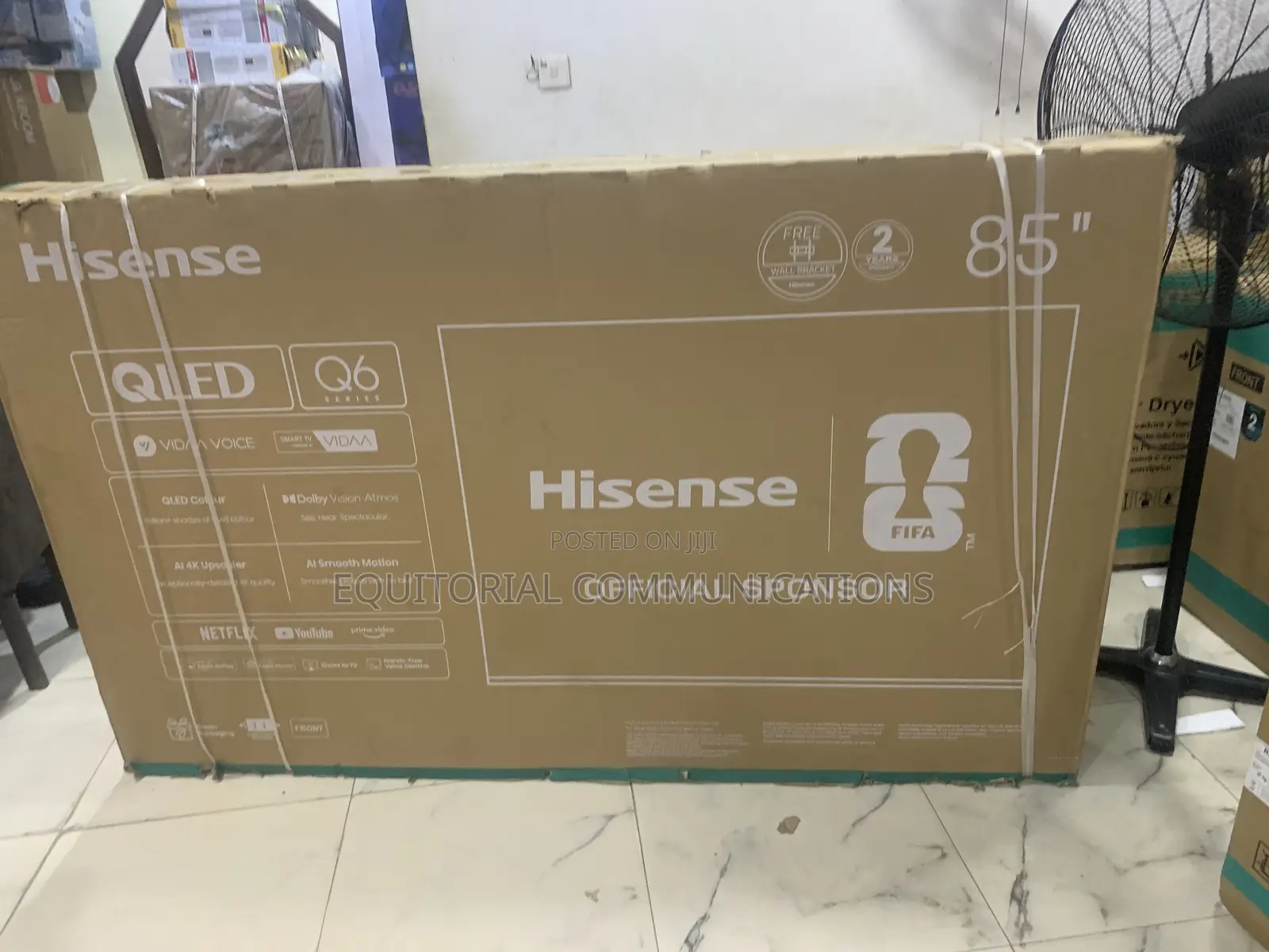 Hisense 85-Inch QLED TV – Smart Immersive Display
