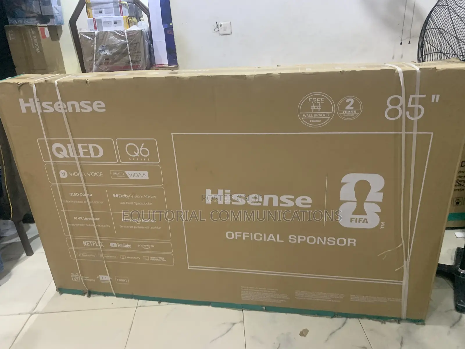 Hisense 85Q6Q – 85-Inch QLED Entertainment Powerhouse