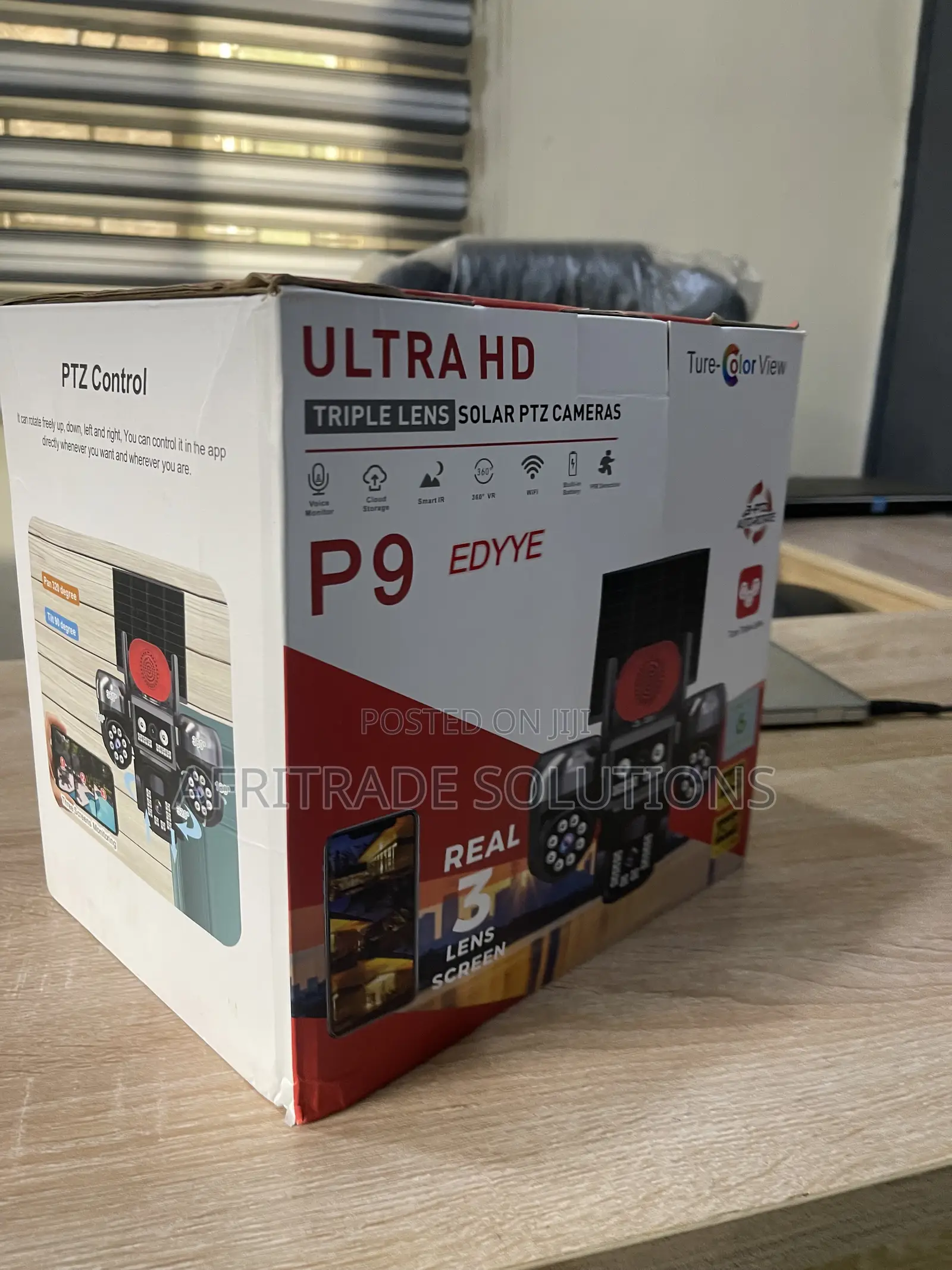 Ultra HD Solar PTZ Security Camera