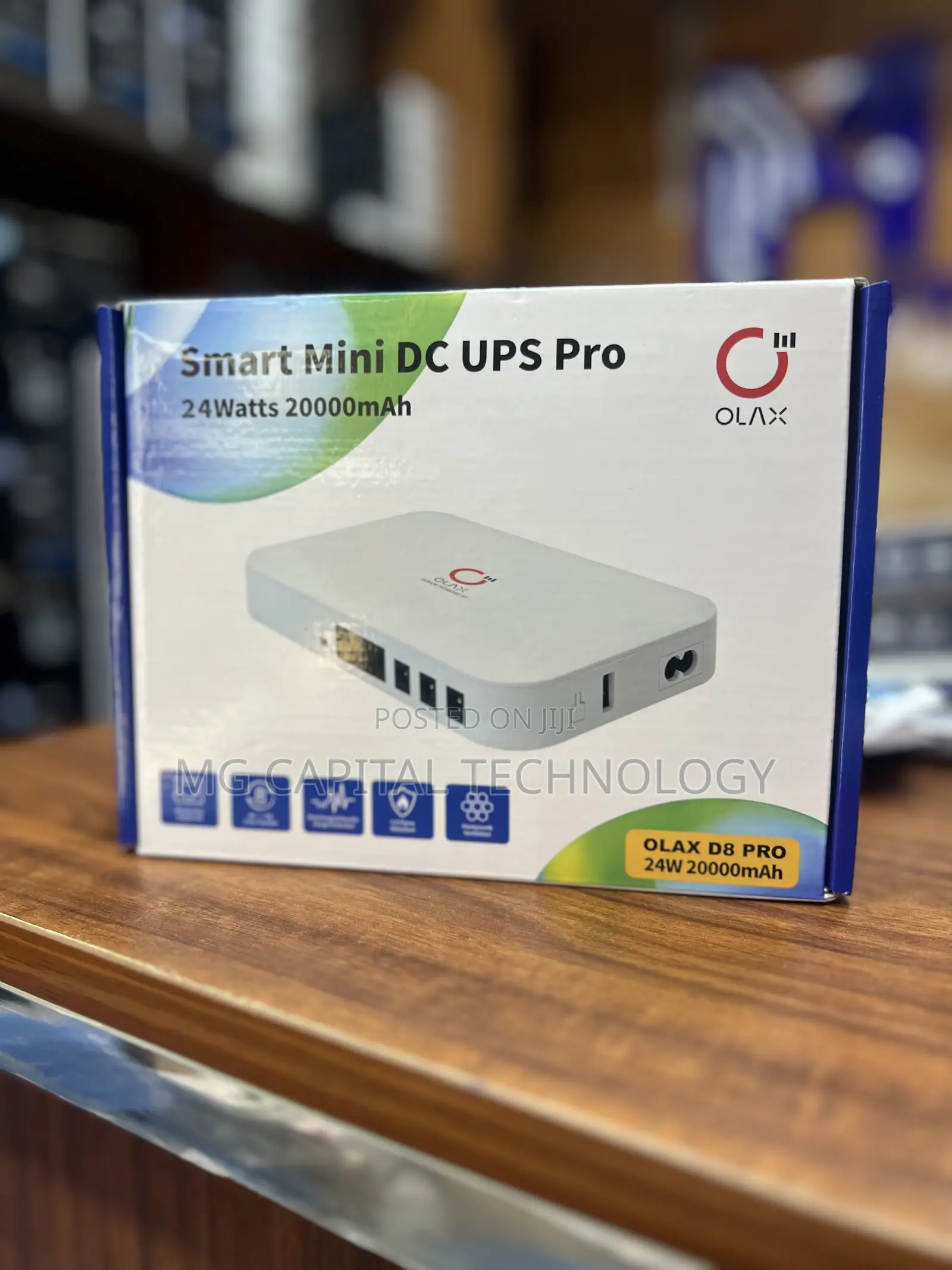 Olax Smart Mini Dc Ups Pro 24watts 20000Mah