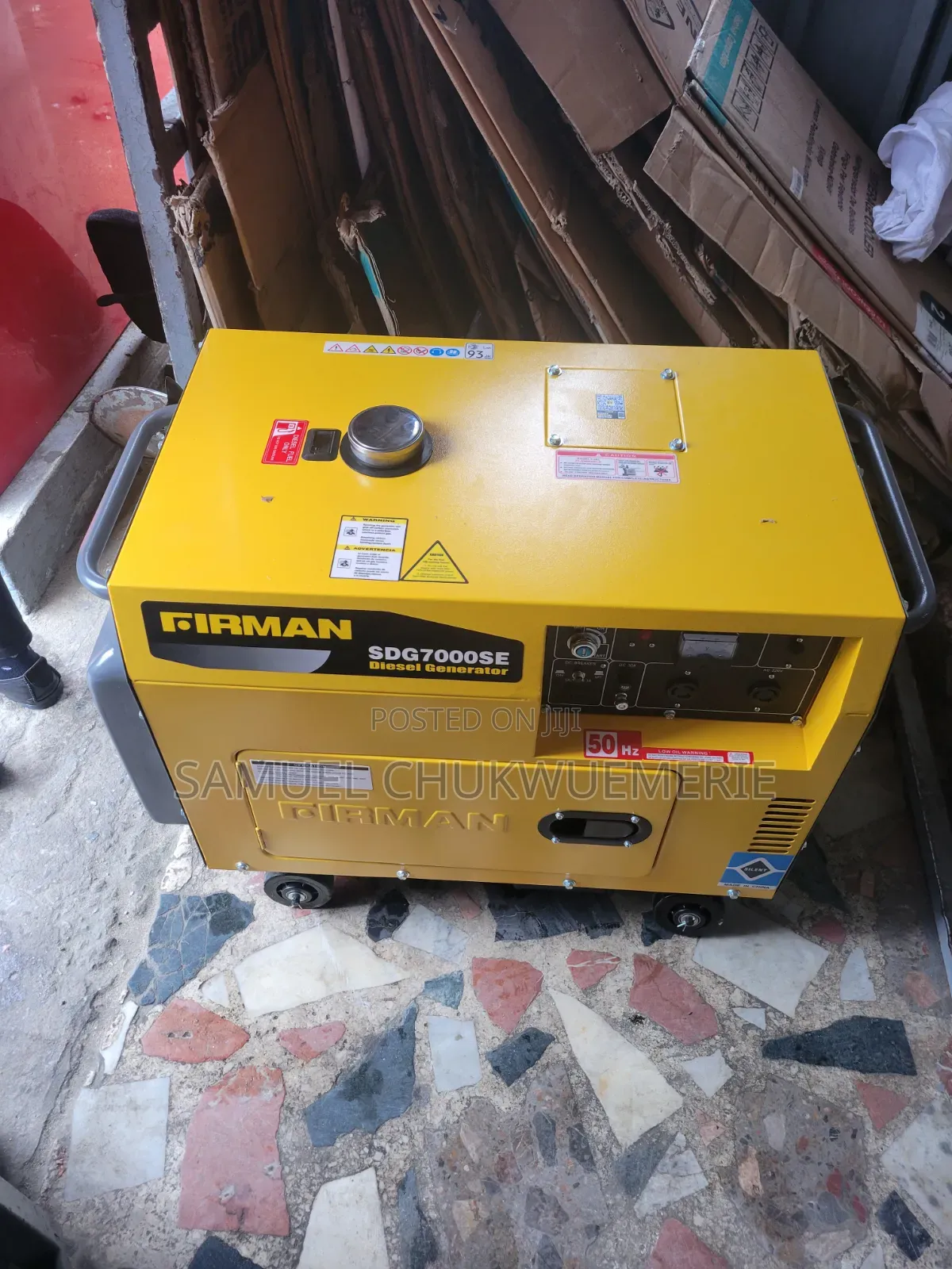 Firman Diesel Generator 7kva Copper Coil 2years Warranty