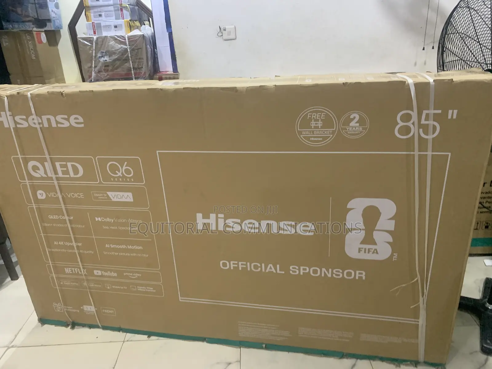 Hisense 85-Inch QLED Smart TV – Stunning Home Display