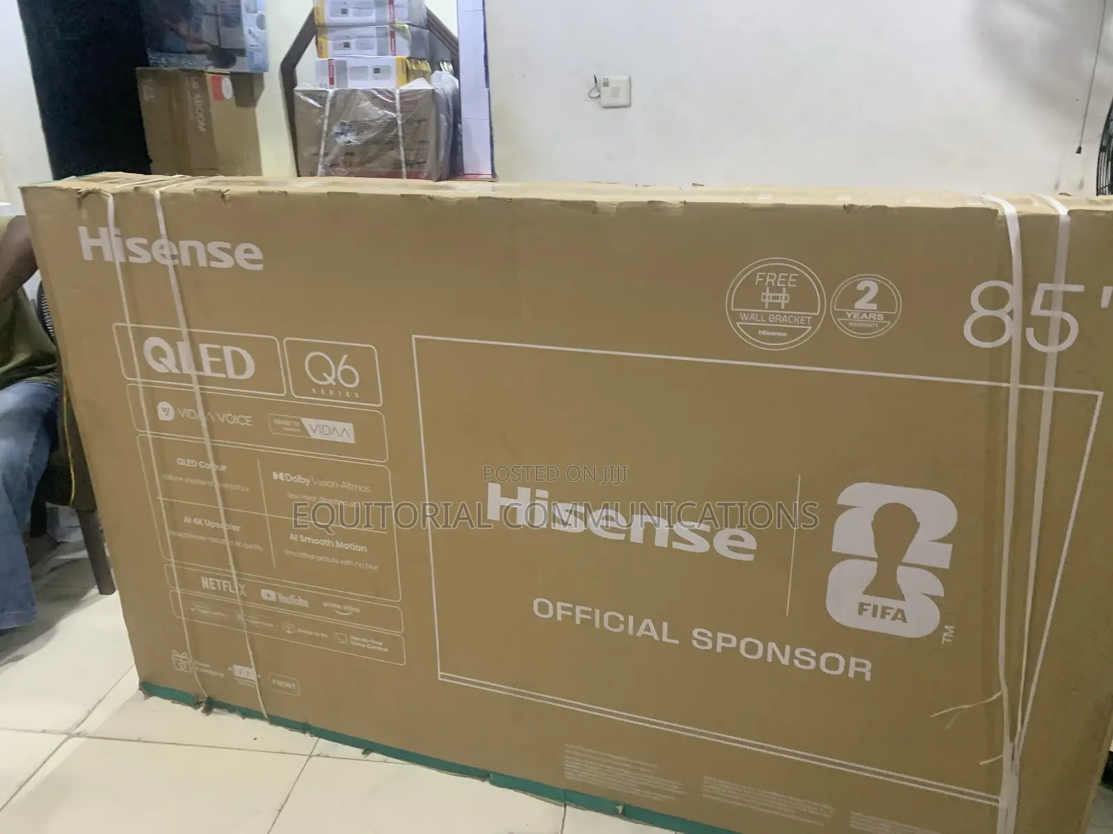 Hisense 85-Inch QLED Smart TV – Entertainment in Style
