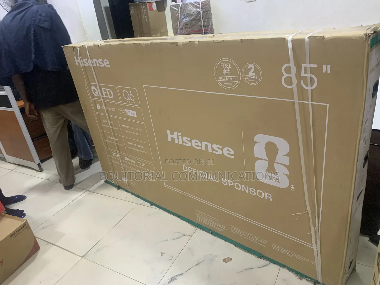 Hisense 85-Inch QLED Smart TV – Entertainment in Style