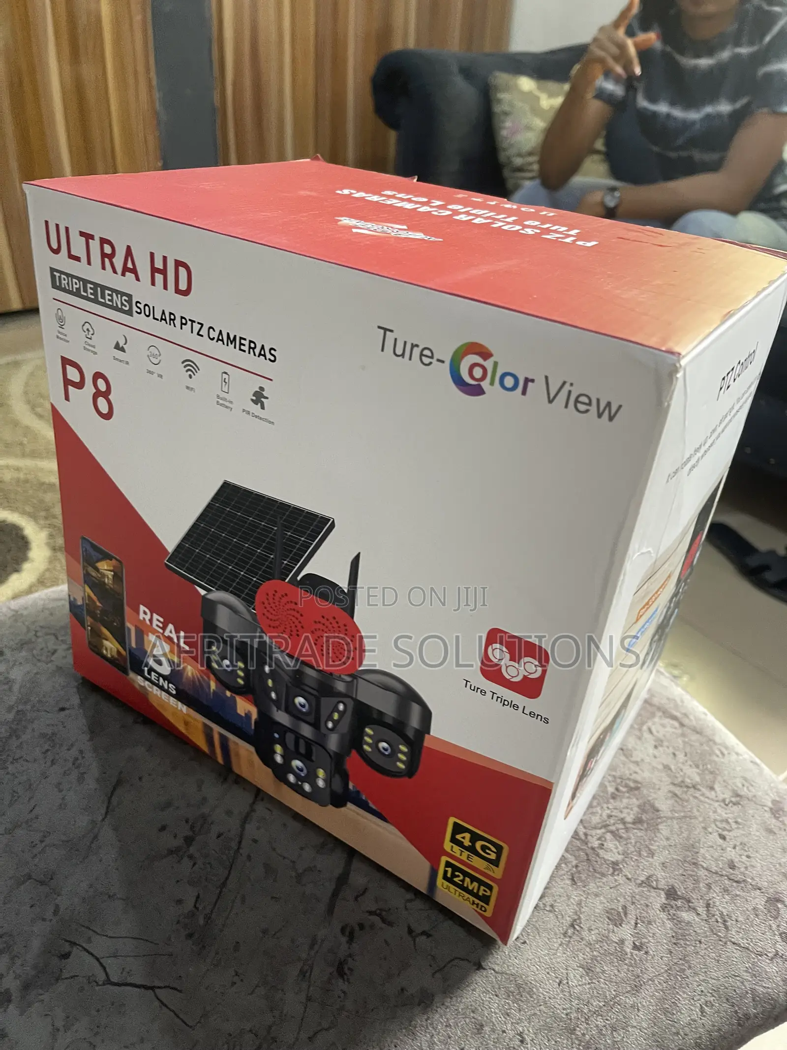 Wireless Ultra HD Solar PTZ Camera