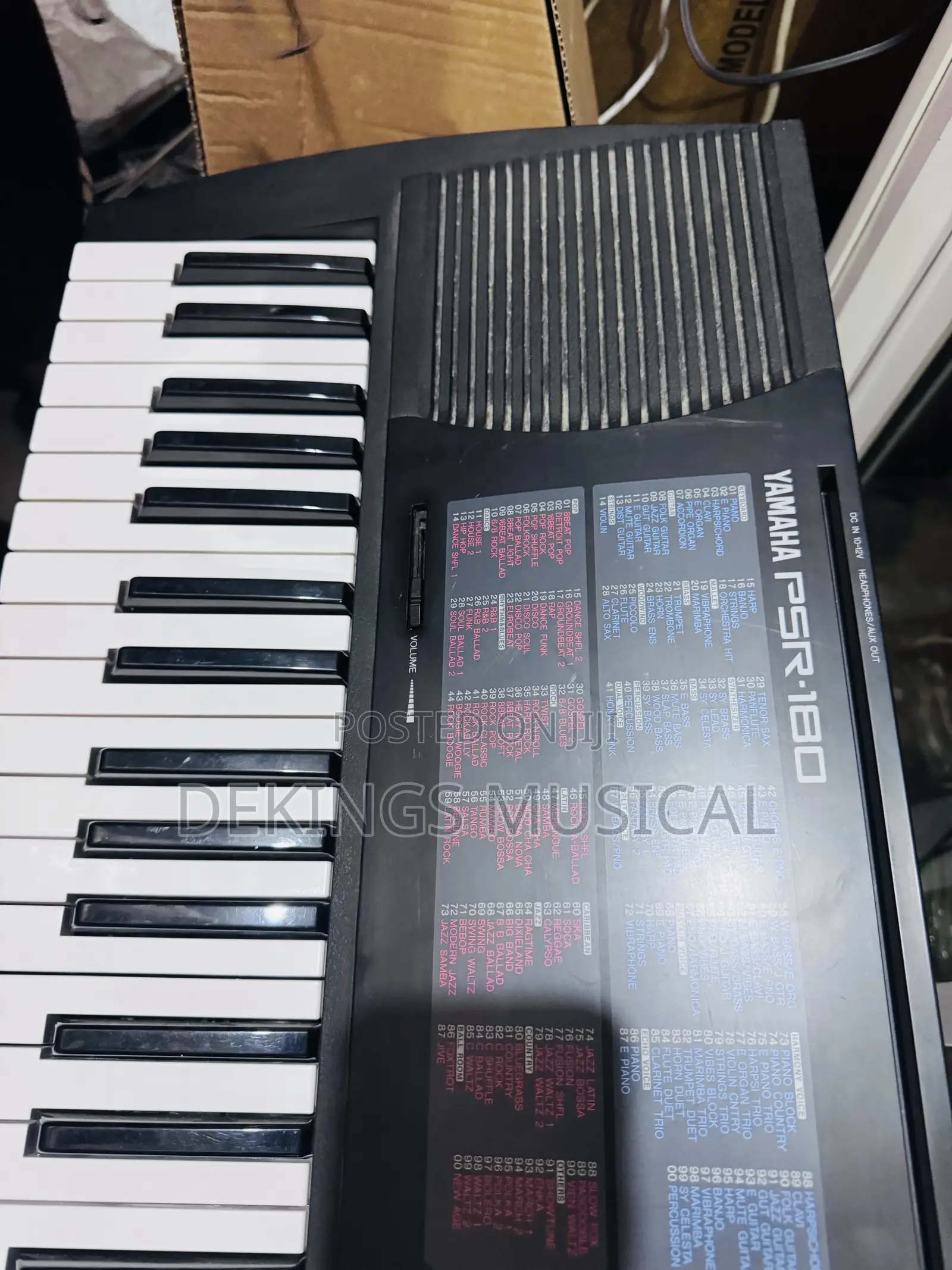 Yamaha PSR-180 UK Used Keyboard Piano