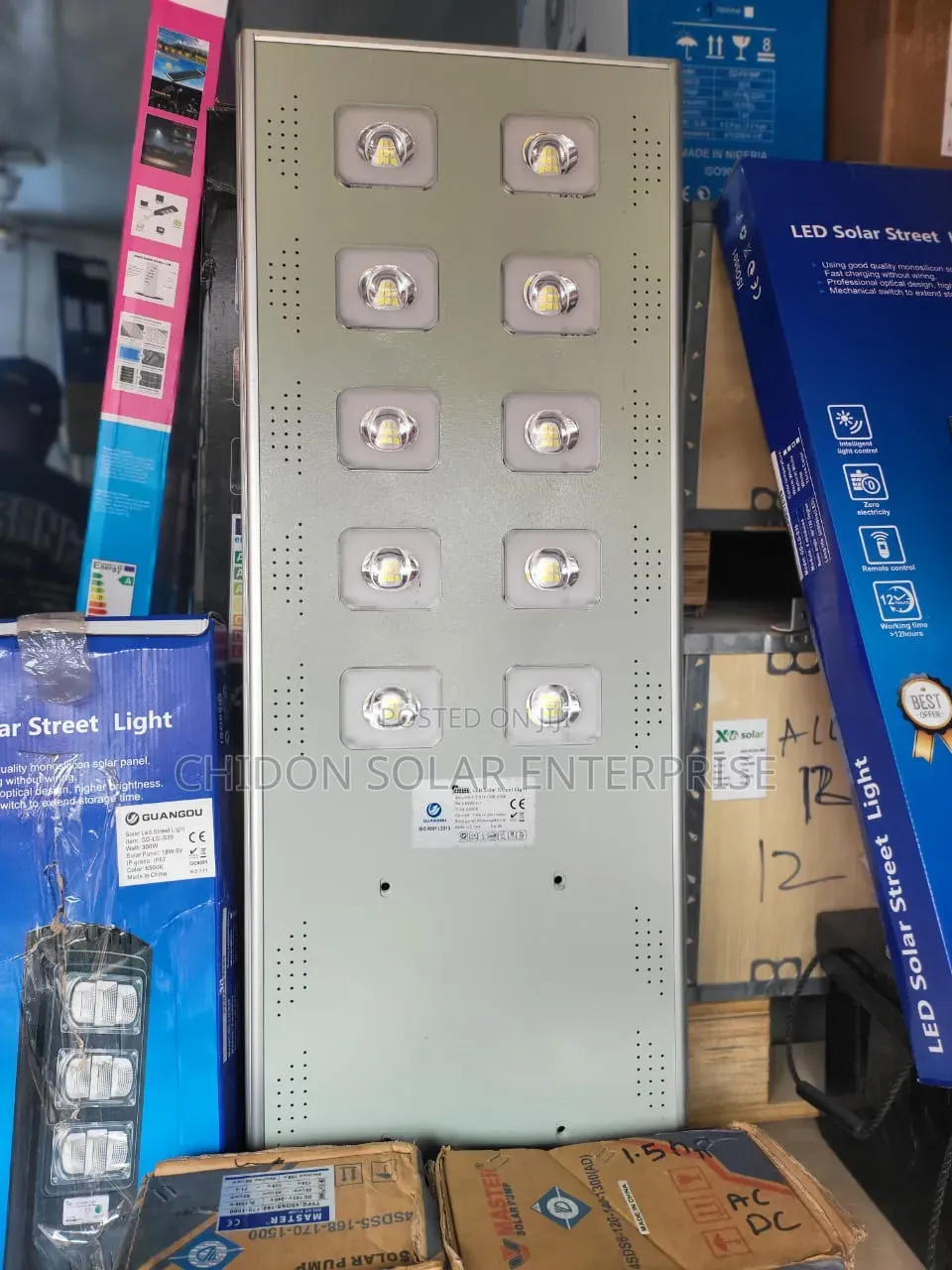 10 Eye Led Solar Industrial Light