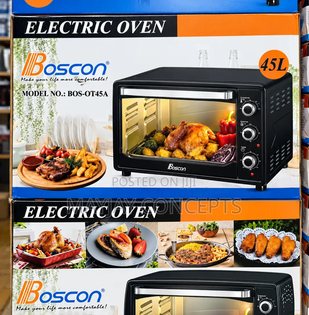 BOSCON 45L Electric Oven With Timer Adjustable TemperatureBOS-OT45A