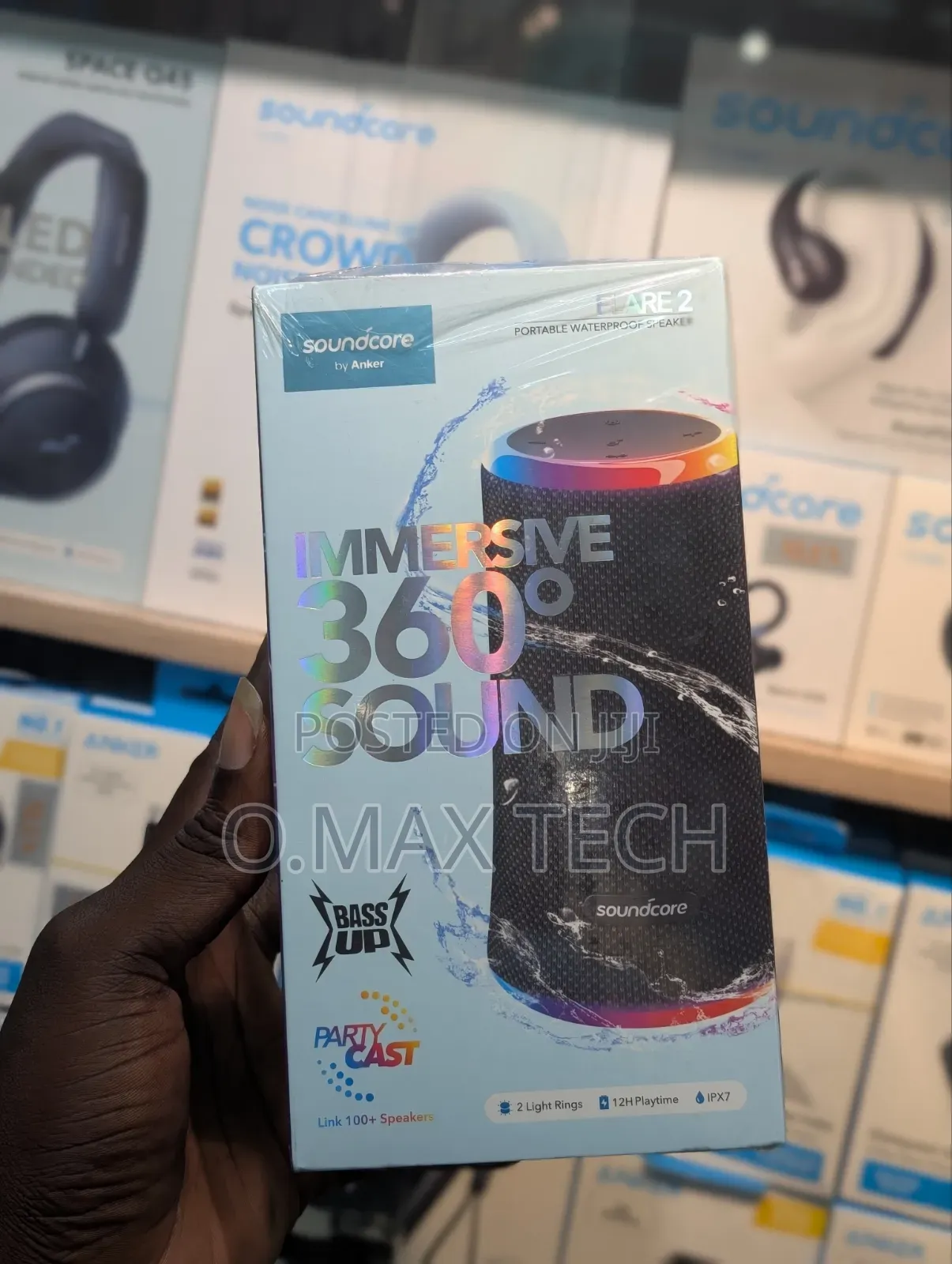 Anker Soundcore Flare 2 3600 Portable Bluetooth Speaker