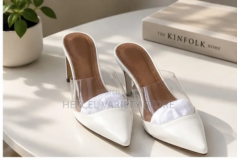 Elegant Ladies Pointed-Toe Stiletto Mule Heels