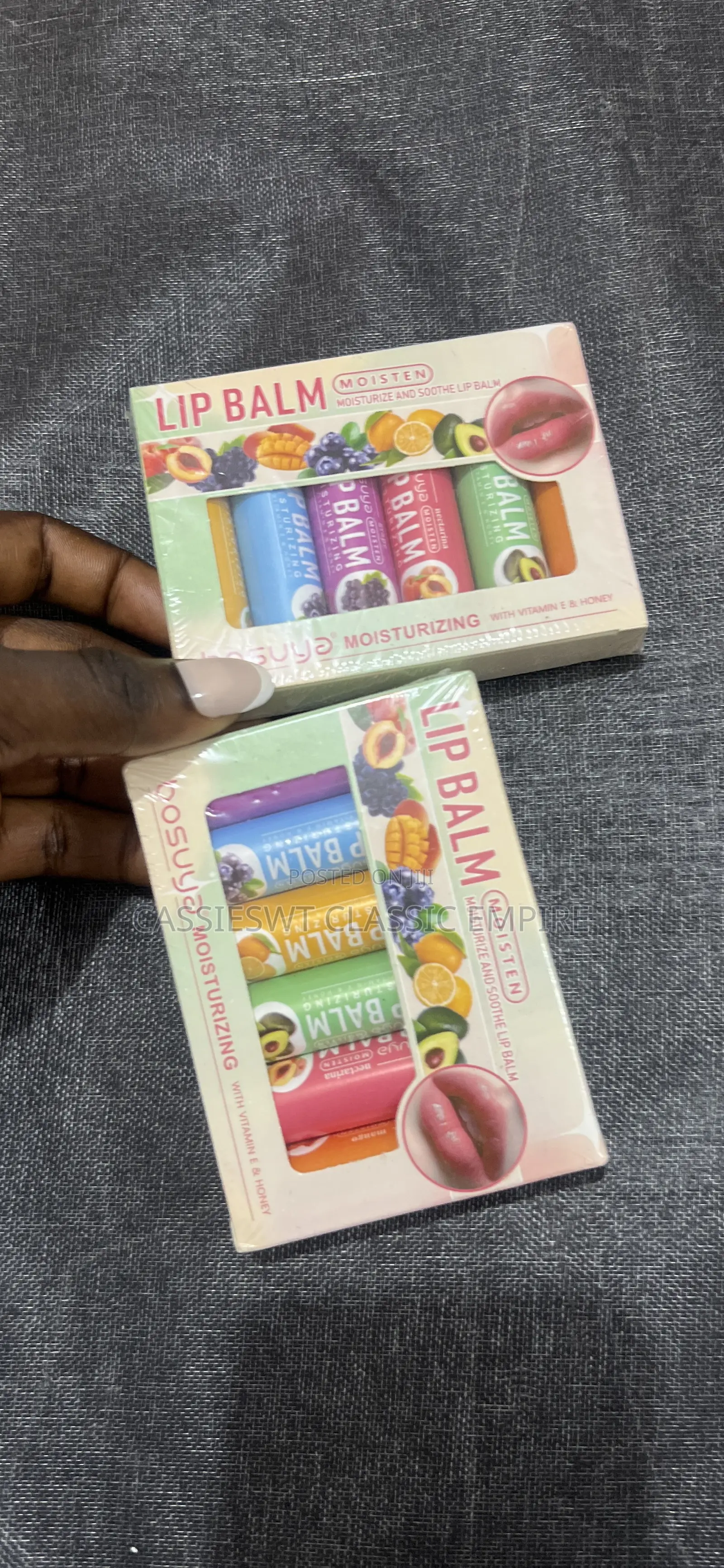 5pcs Moisturizing Lip Balm Set | Vitamin E Honey | Lip Care