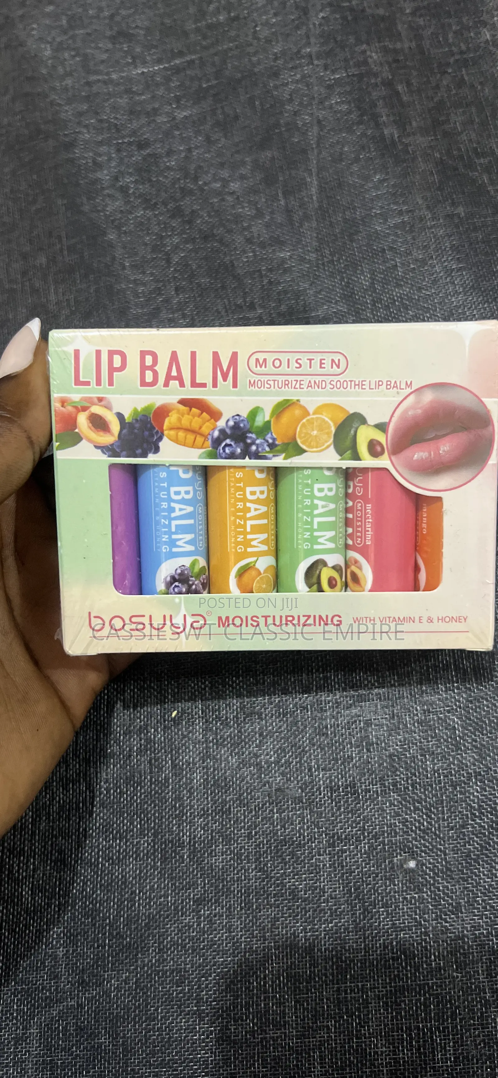 5pcs Moisturizing Lip Balm Set | Vitamin E Honey | Lip Care