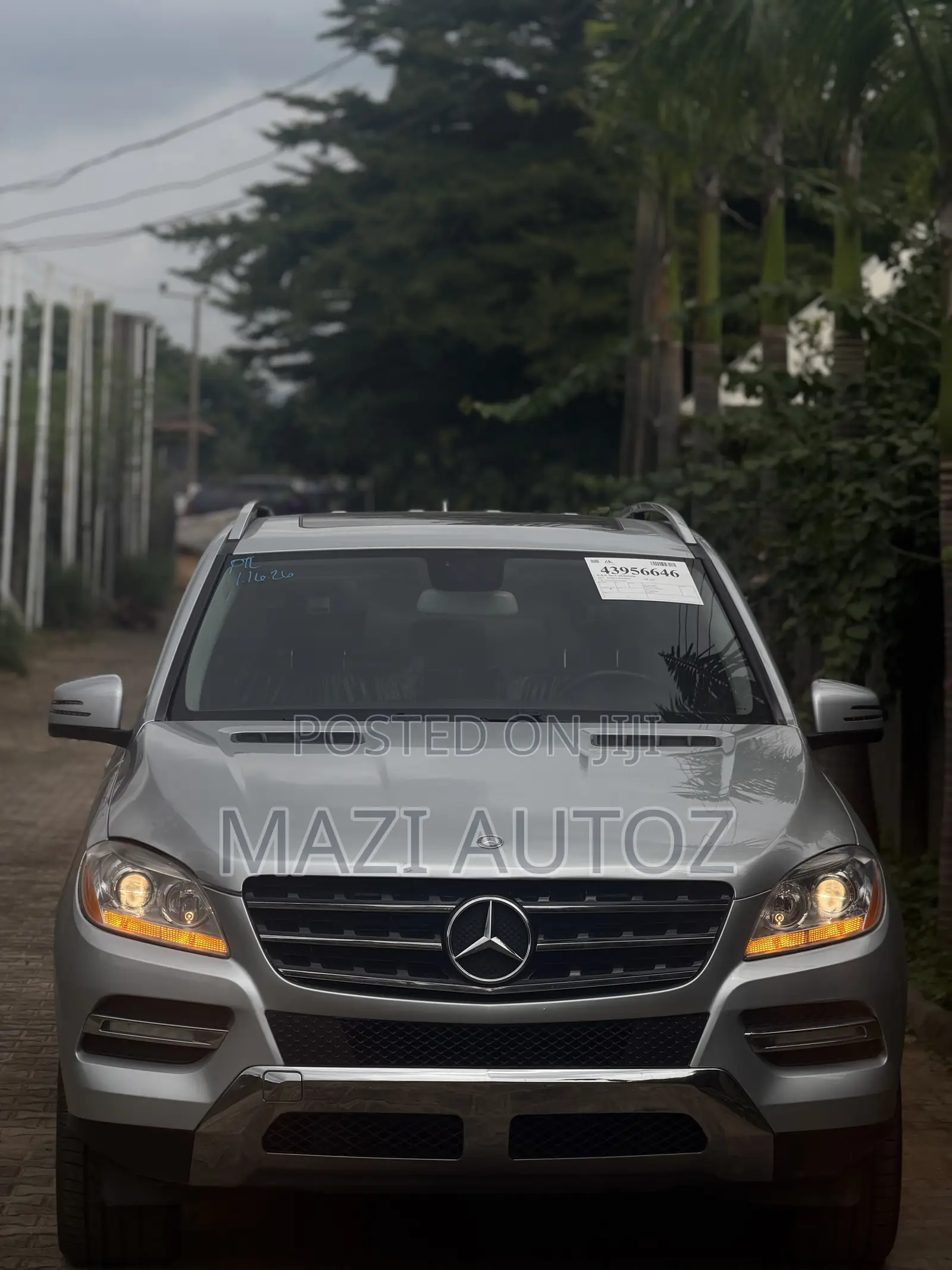 Mercedes-Benz M Class 2012 Silver