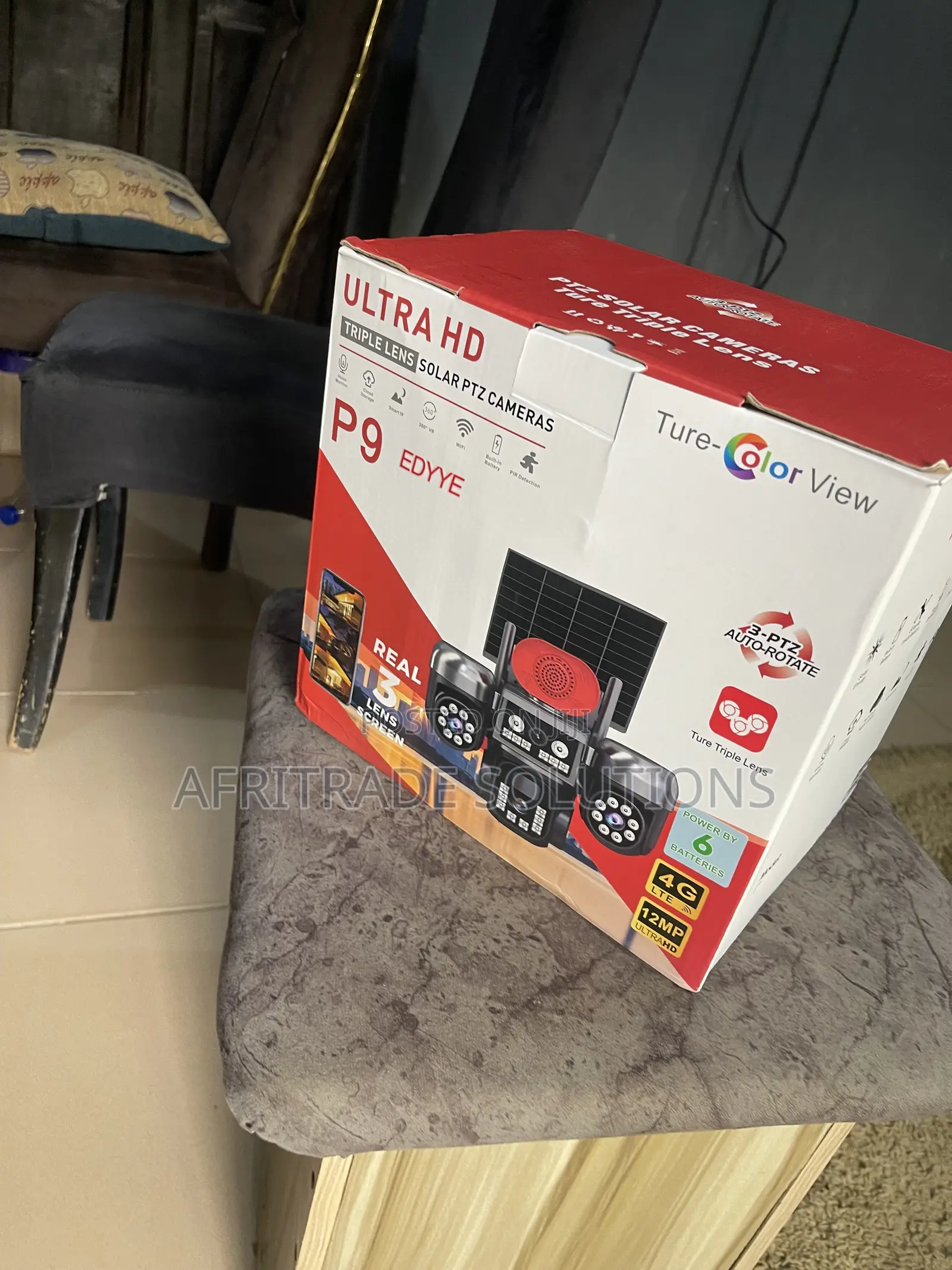 Solar PTZ Camera With Ultra HD Vision