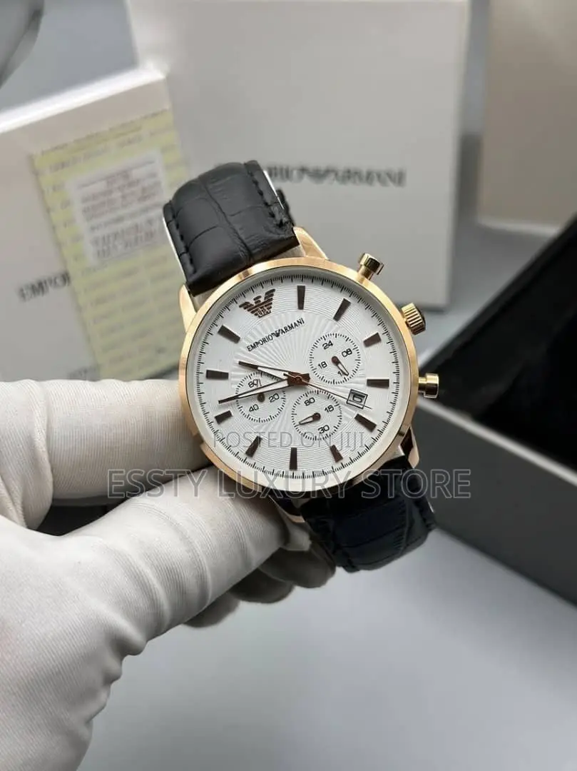  Emporio Armani Luxury Chronograph Watch 