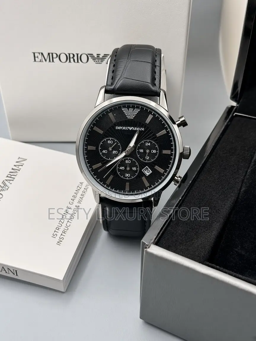  Emporio Armani Luxury Chronograph Watch 