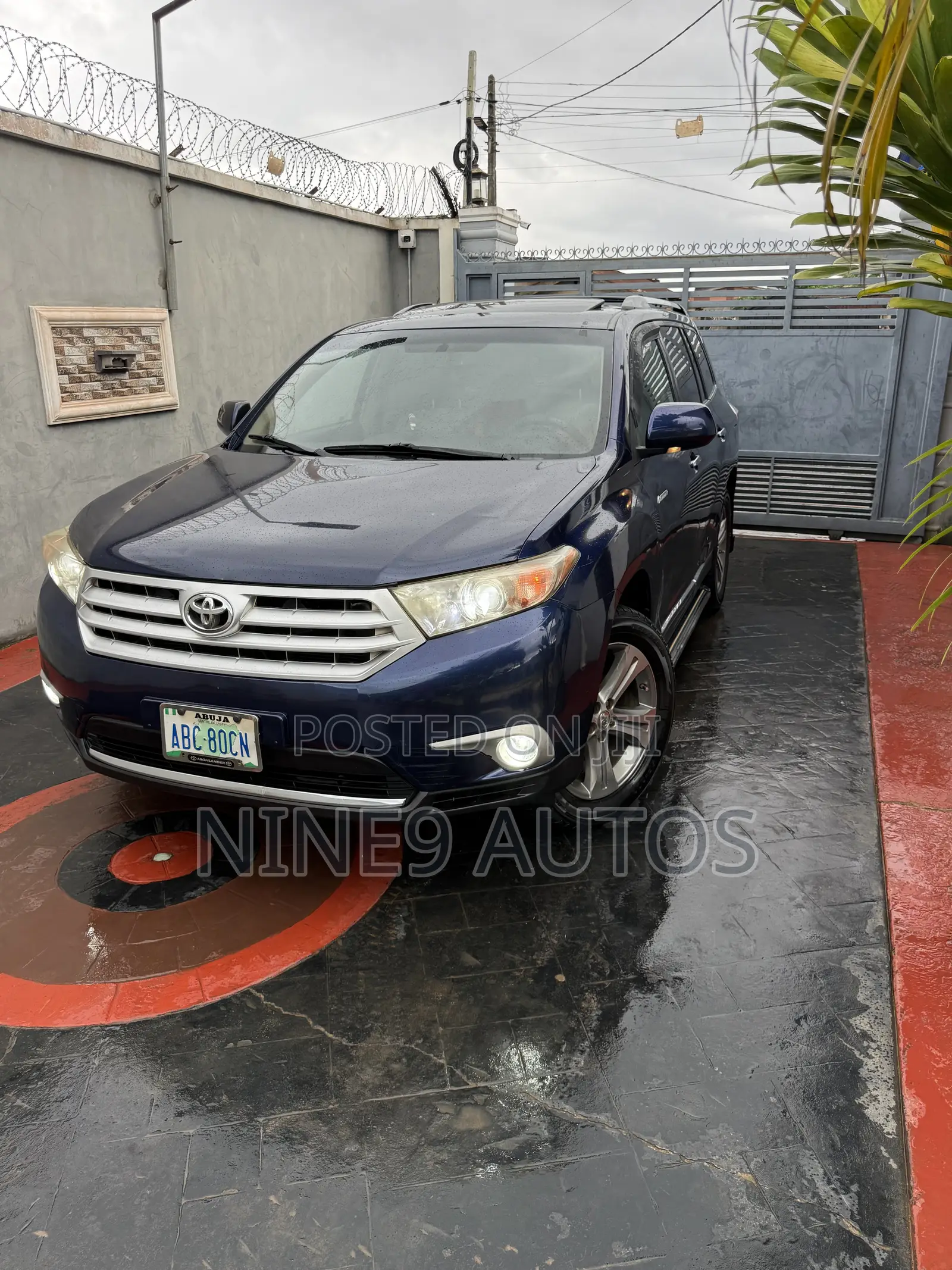 Toyota Highlander Limited 2011 Blue