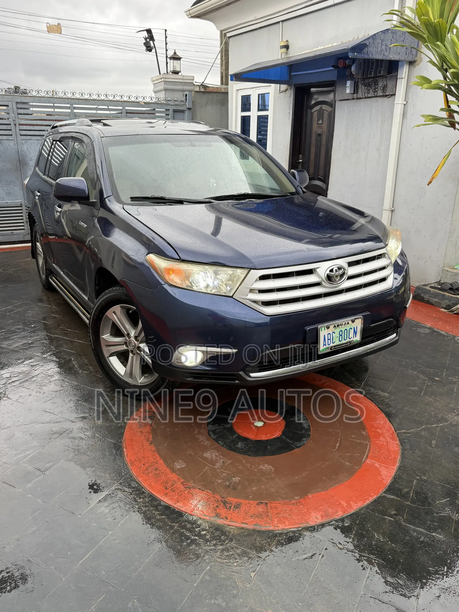 Toyota Highlander Limited 2011 Blue