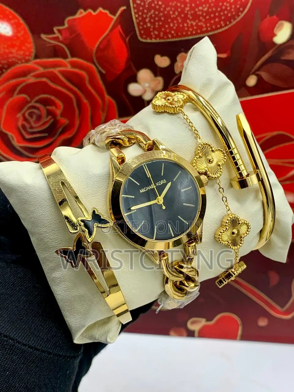 Affordable Female MK Dior Watch Set