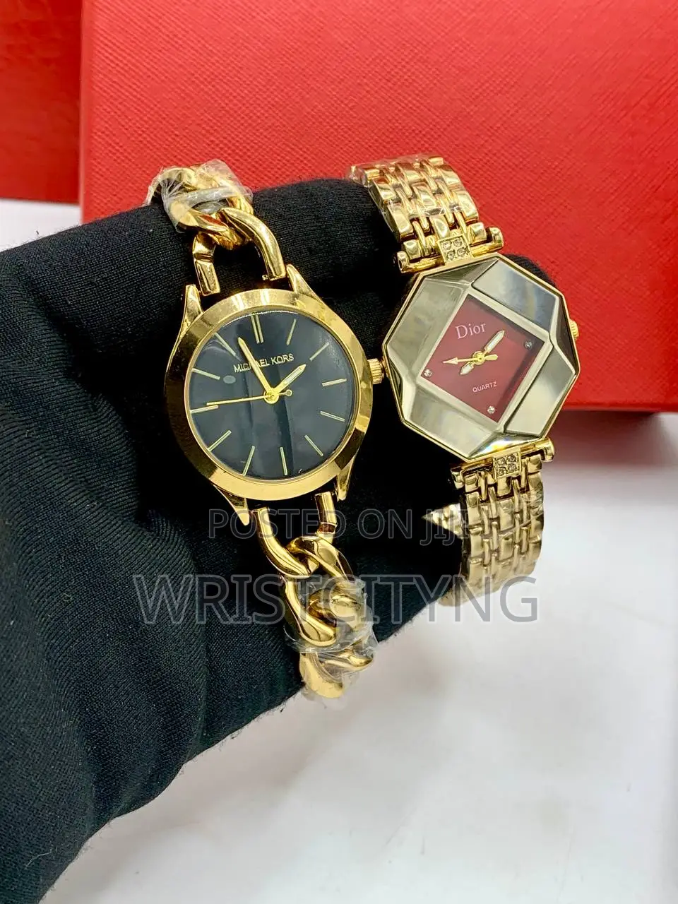Affordable Female MK Dior Watch Set