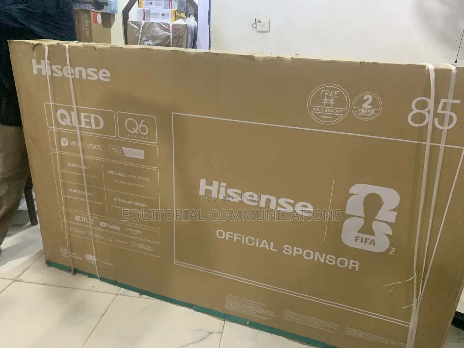 Hisense 85Q6Q QLED 85 Inch TV – Smart Entertainment Made Bigger