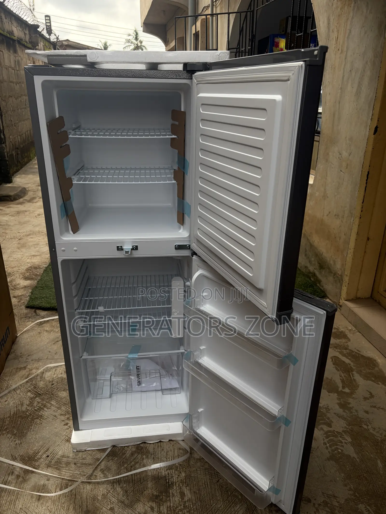 Skyrun 195L Double Door Refrigerator for Long-Term Food Storage
