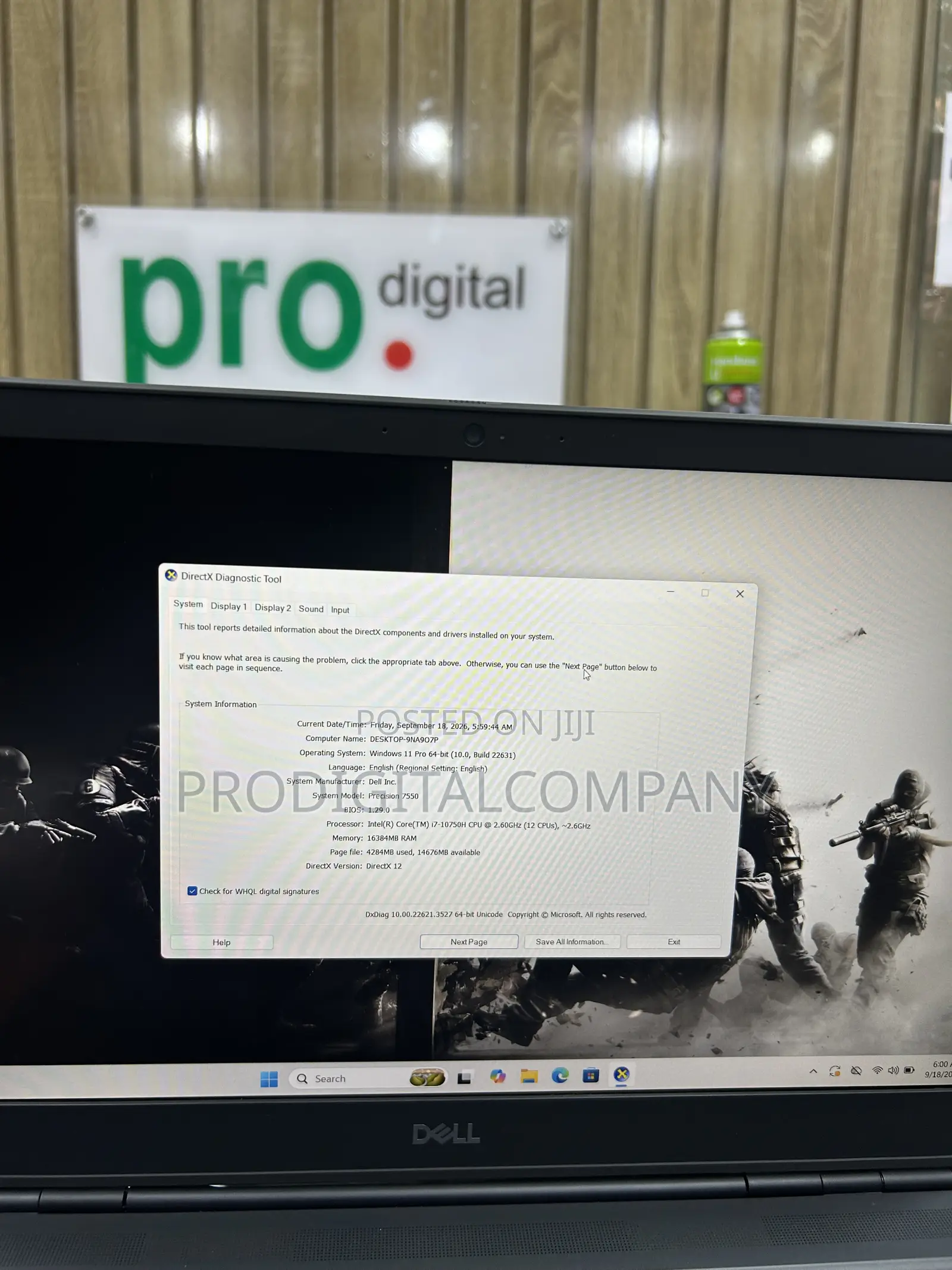 Laptop Dell Precision 15 7550 16GB Intel Core i7 SSD 512GB