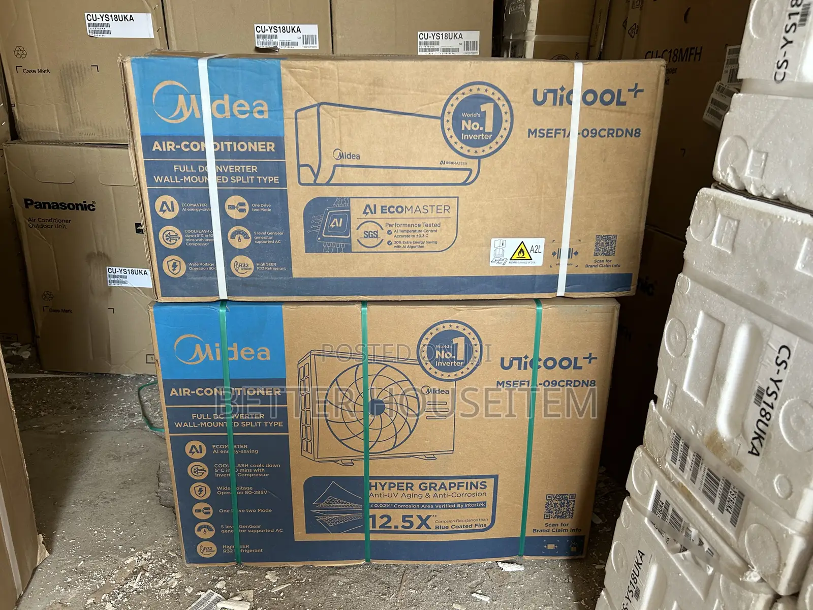 Midea Inverter 1.5hp Air Conditioner. Payment on Delivery