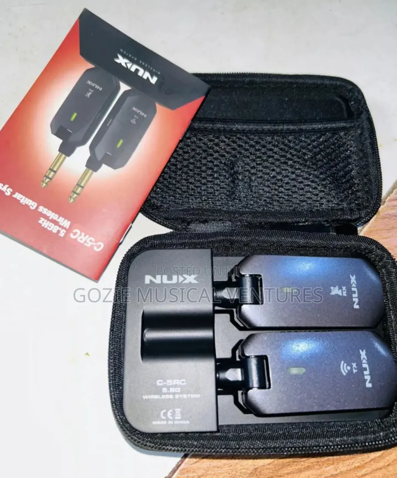NUX C-5rc 5.8GHZ Guitar Wireless Transmitter System for Lead and Bass.