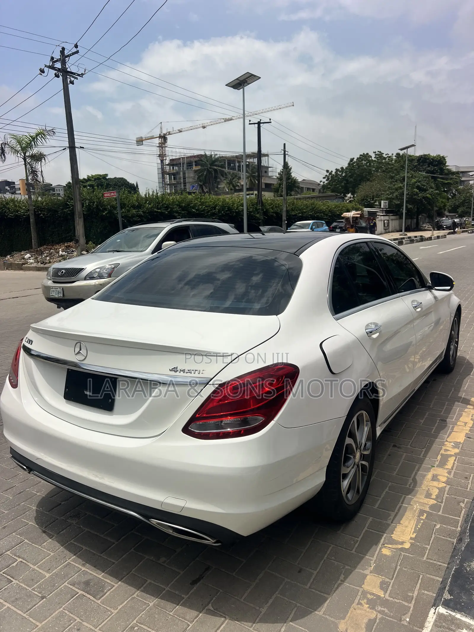 Mercedes-Benz C300 Luxury 4Matic Sedan AWD (2.0L 4cyl 7A) 2016 White
