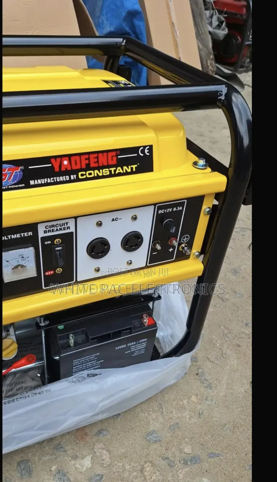 ELEPAQ ( 8.5Kva ) Key Starting Generator Pure Copper Coil With Tires