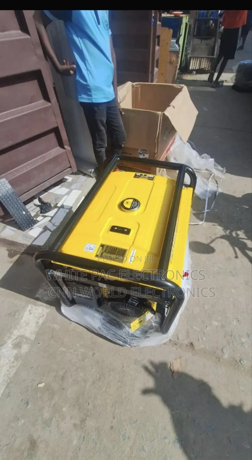 ELEPAQ ( 8.5Kva ) Key Starting Generator Pure Copper Coil With Tires