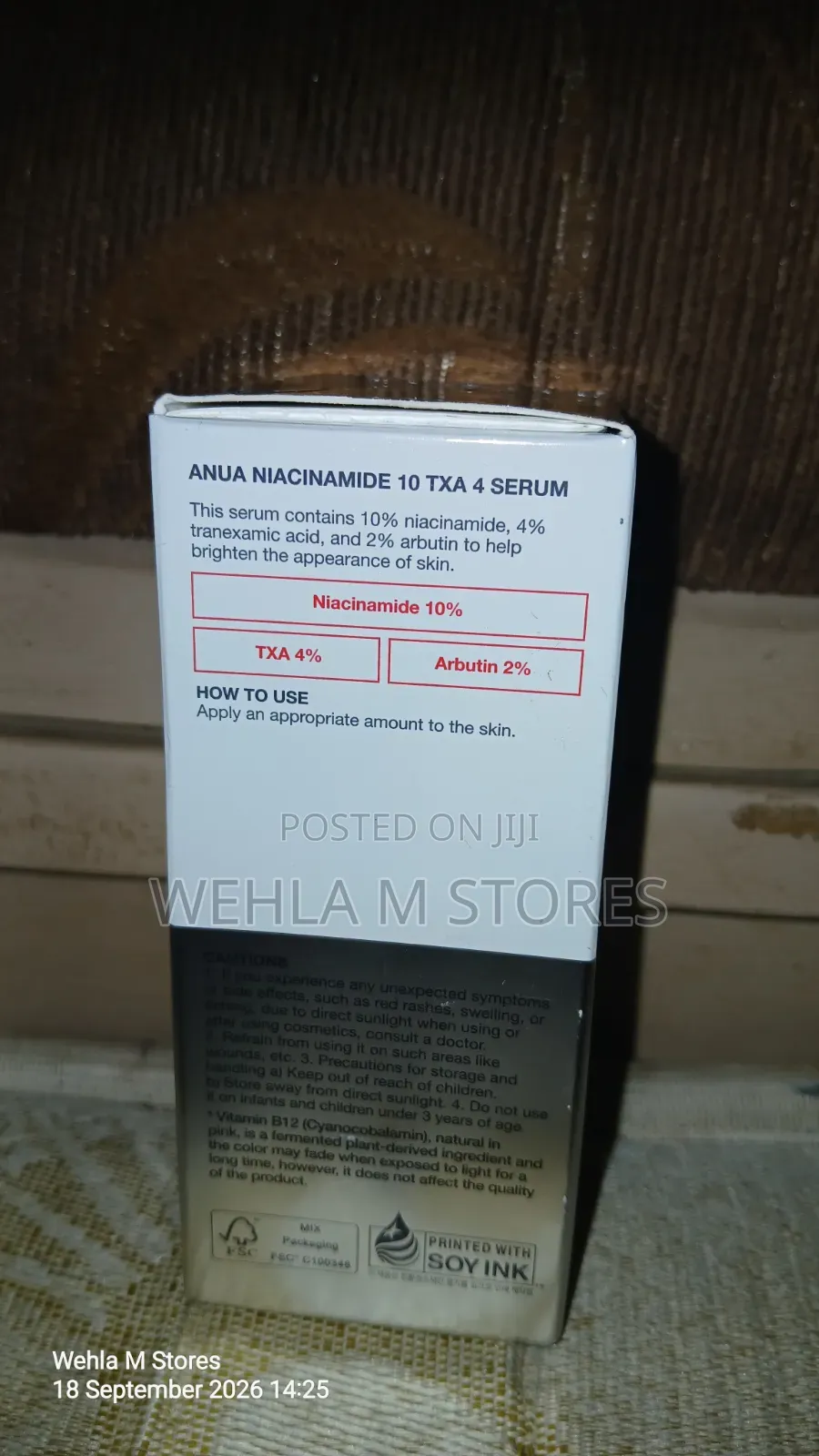 Anua Niacinamide 10 + TXA 4 Serum - 30ml / 1.01 Fl. Oz