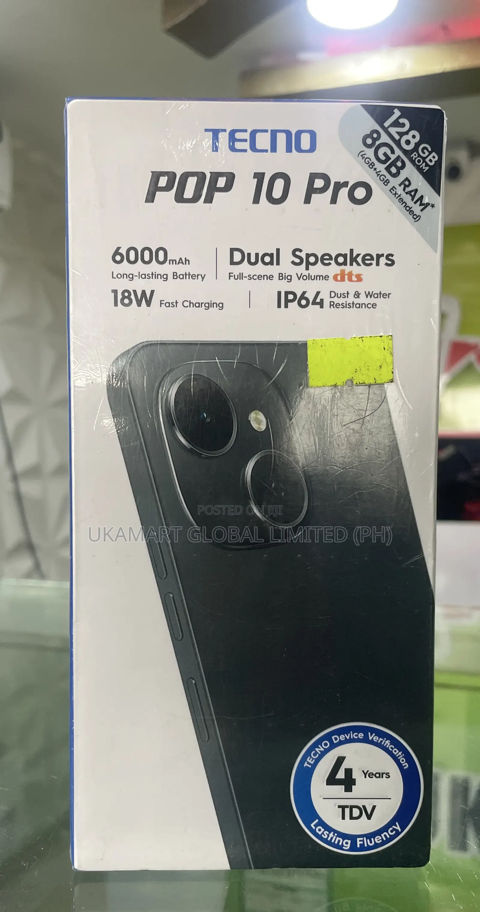New Tecno Pop 10 Pro 128 GB Gray
