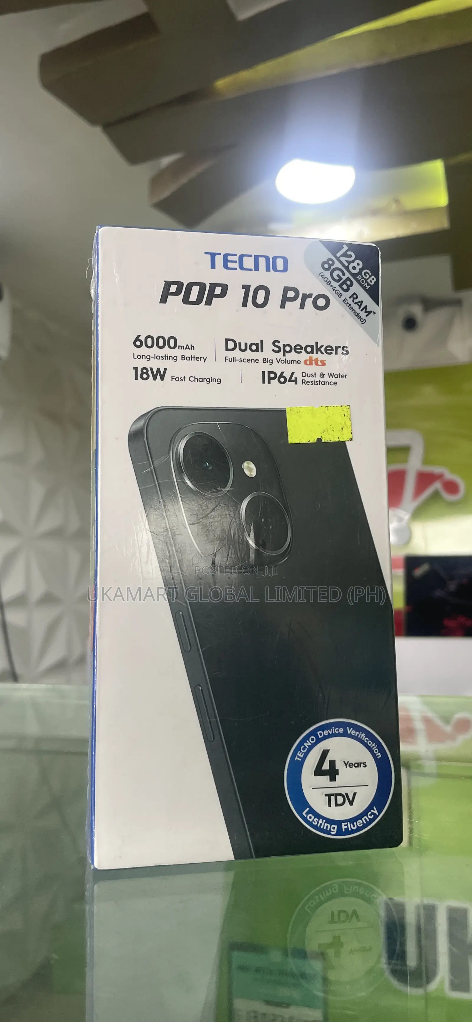 New Tecno Pop 10 Pro 128 GB Gray