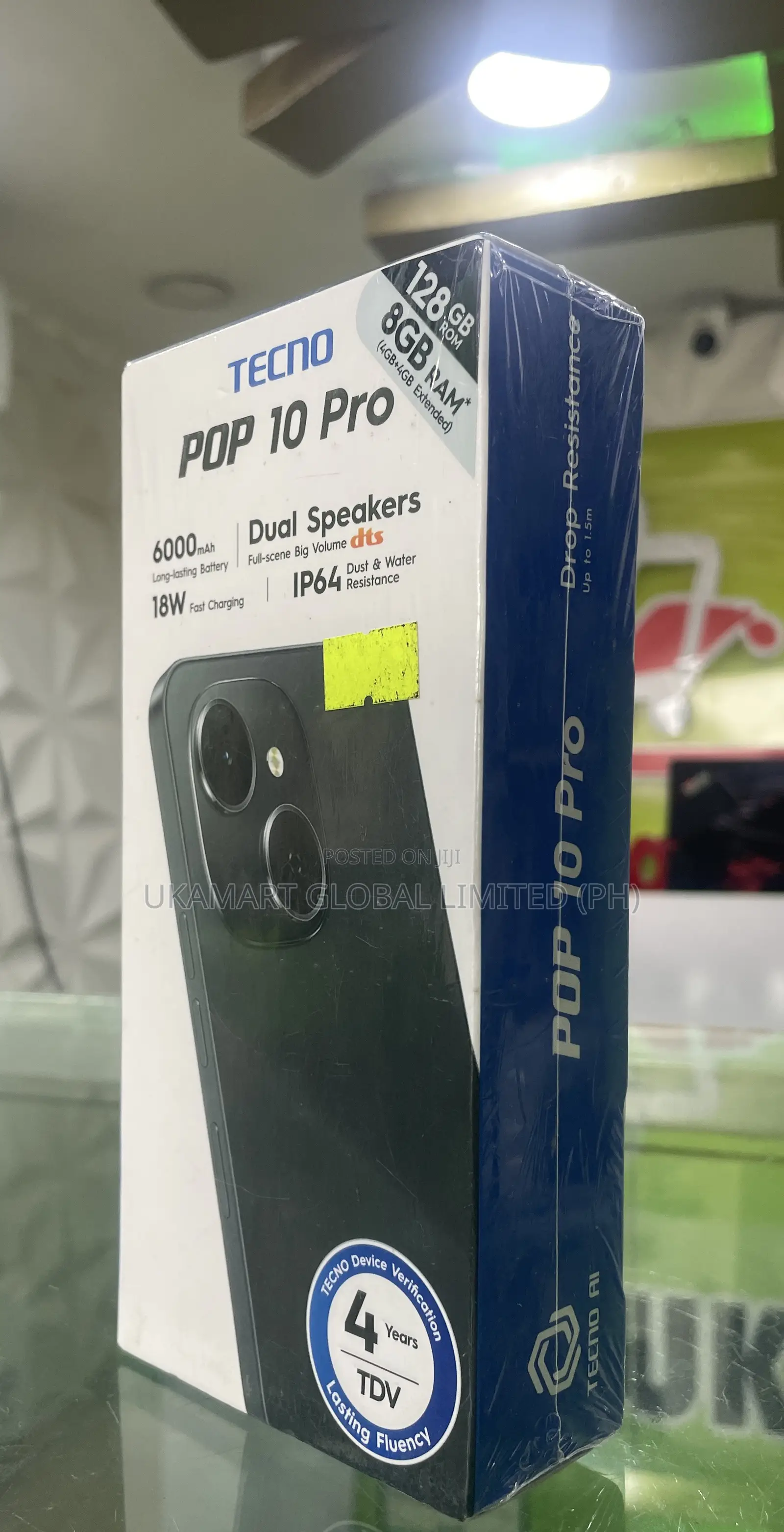 New Tecno Pop 10 Pro 128 GB Gray