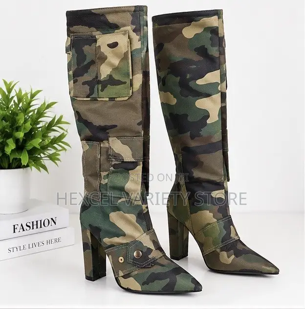 Original Army Knee Boots - Comfortable and Easy to Wear