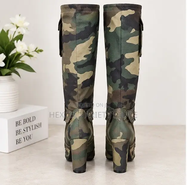 Original Army Knee Boots - Comfortable and Easy to Wear
