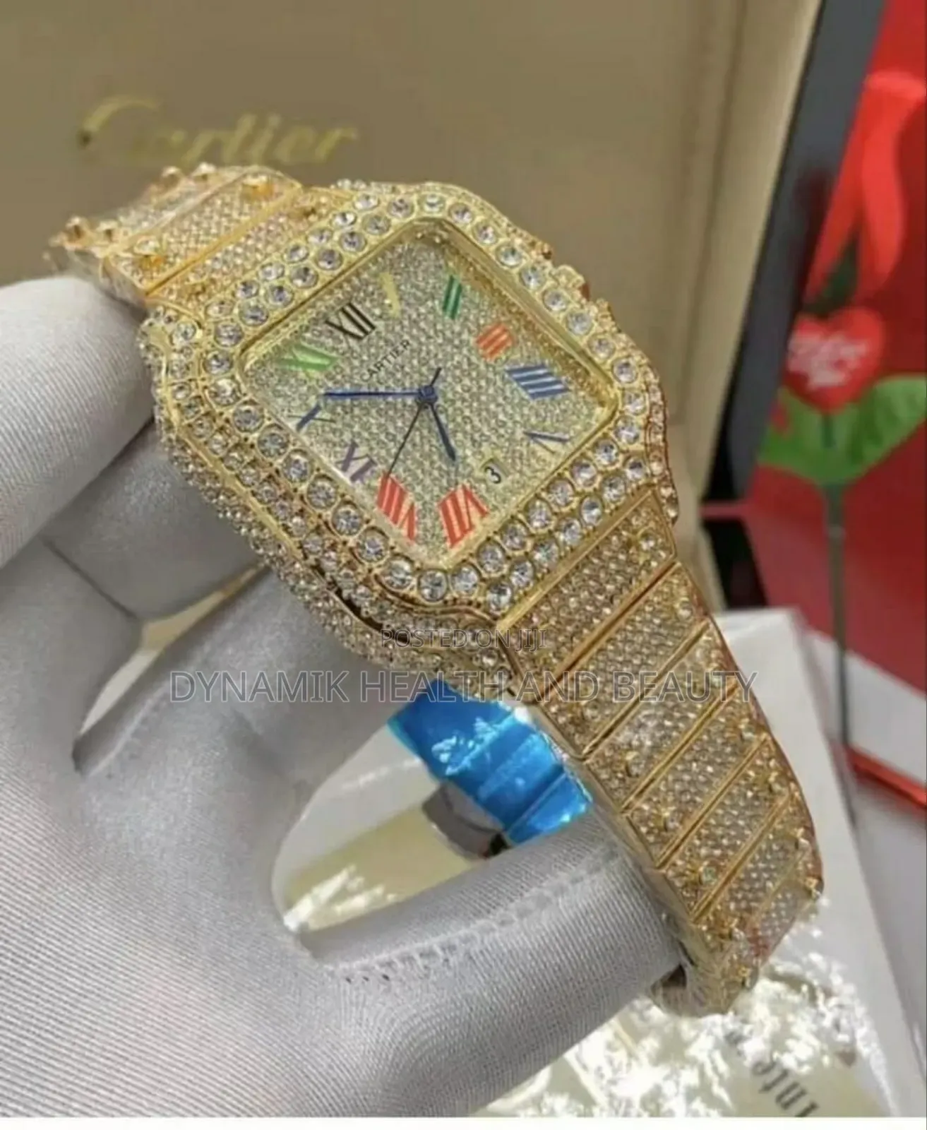 Carter Santos 
Full Stone Luxury Gift Wristwatches