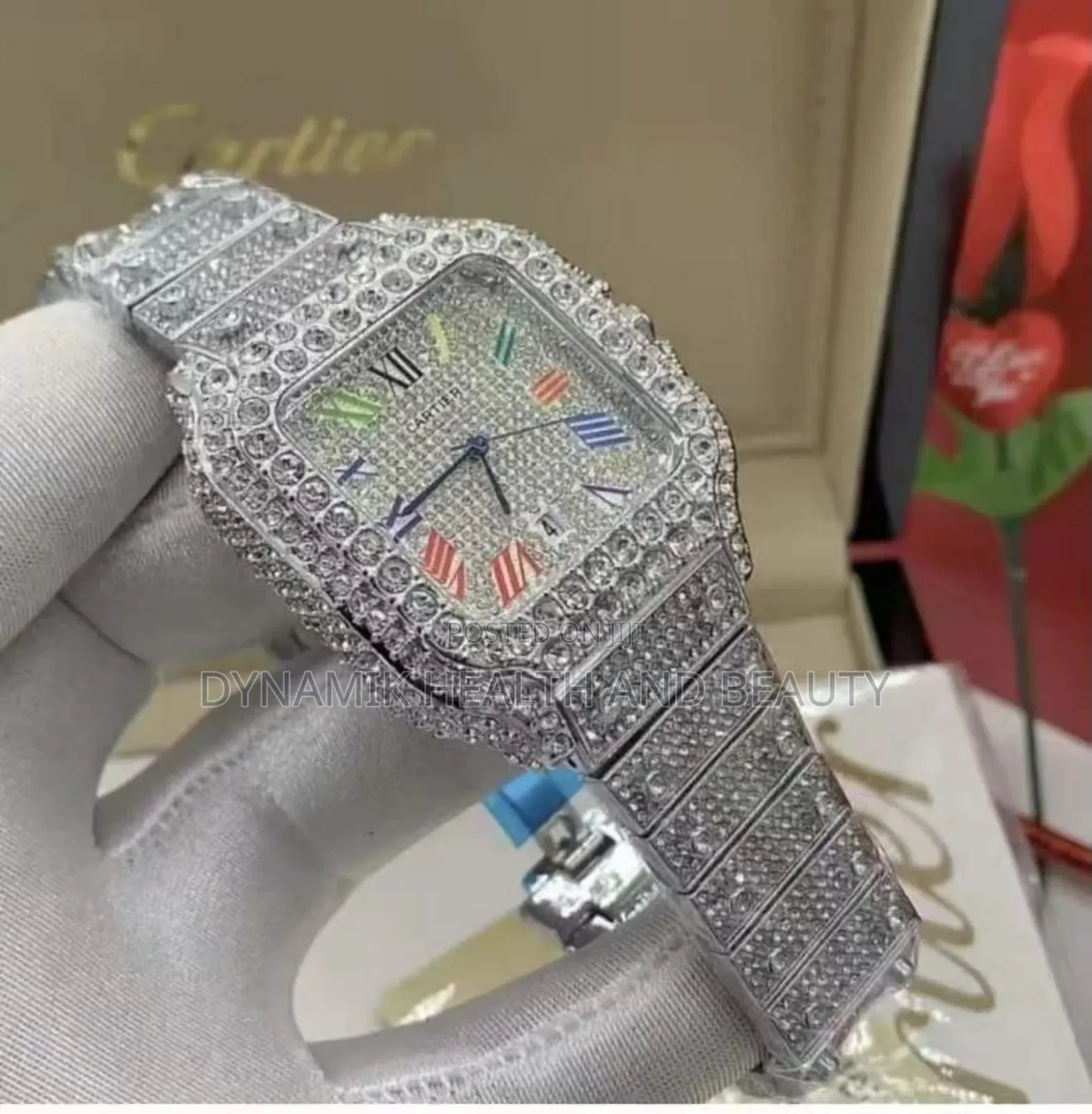 Carter Santos 
Full Stone Luxury Gift Wristwatches
