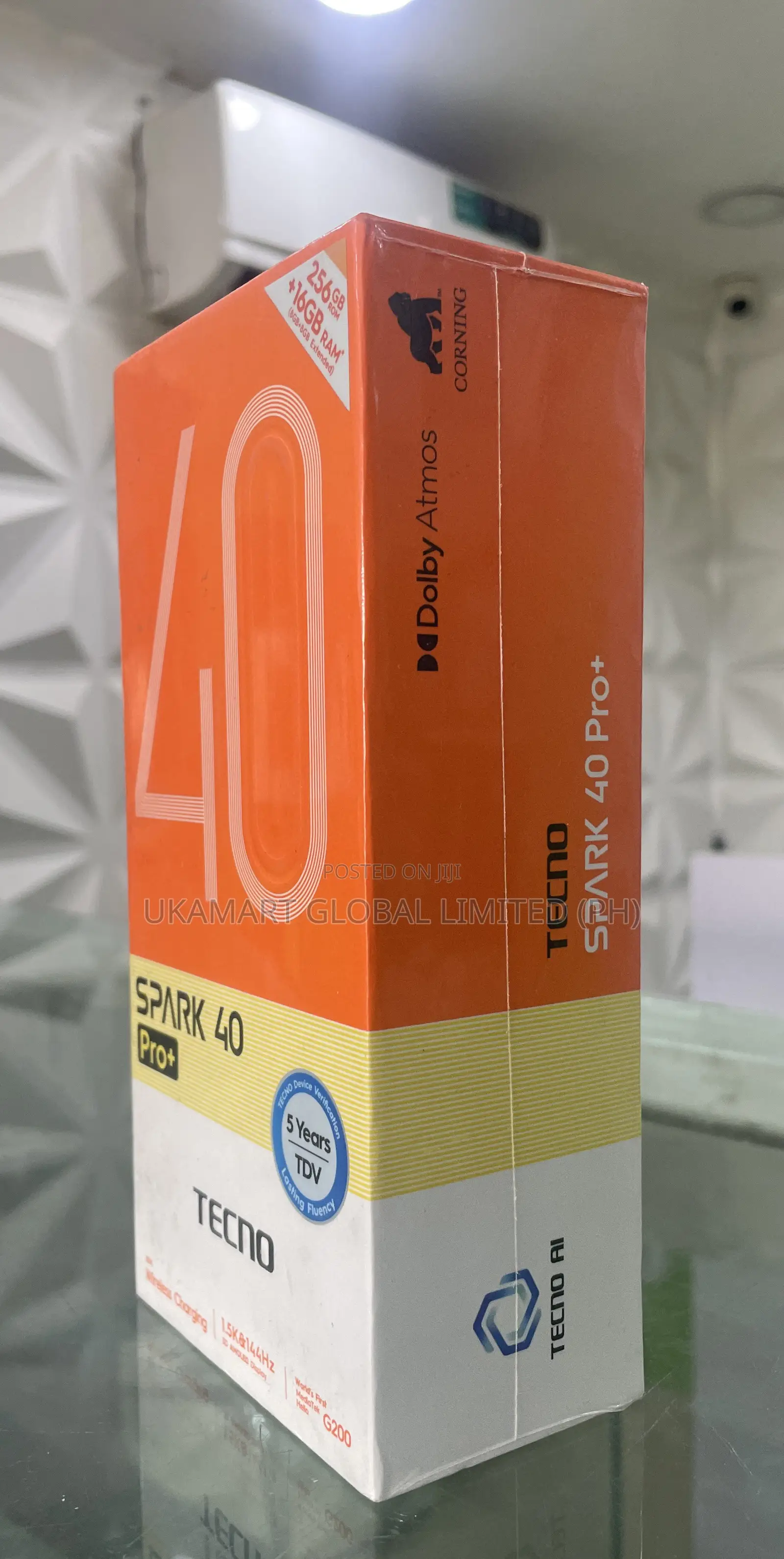 New Tecno Spark 40 Pro+ 256 GB Black