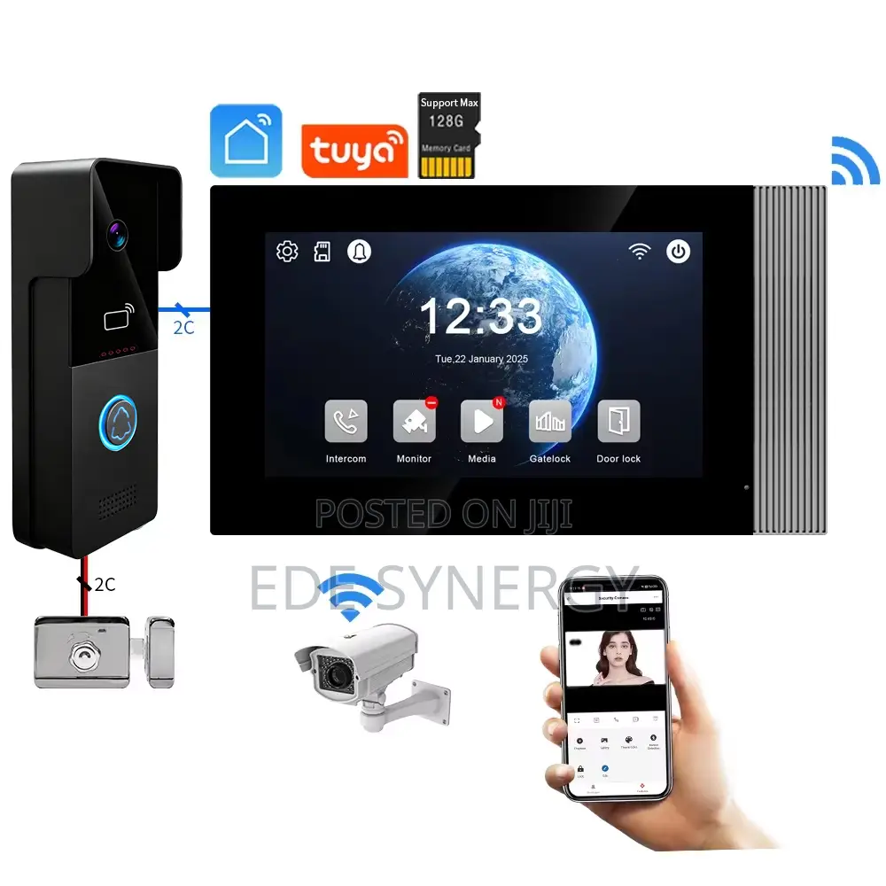 Outdoor Wifi Video Door Phone Intercom System With Mobile App