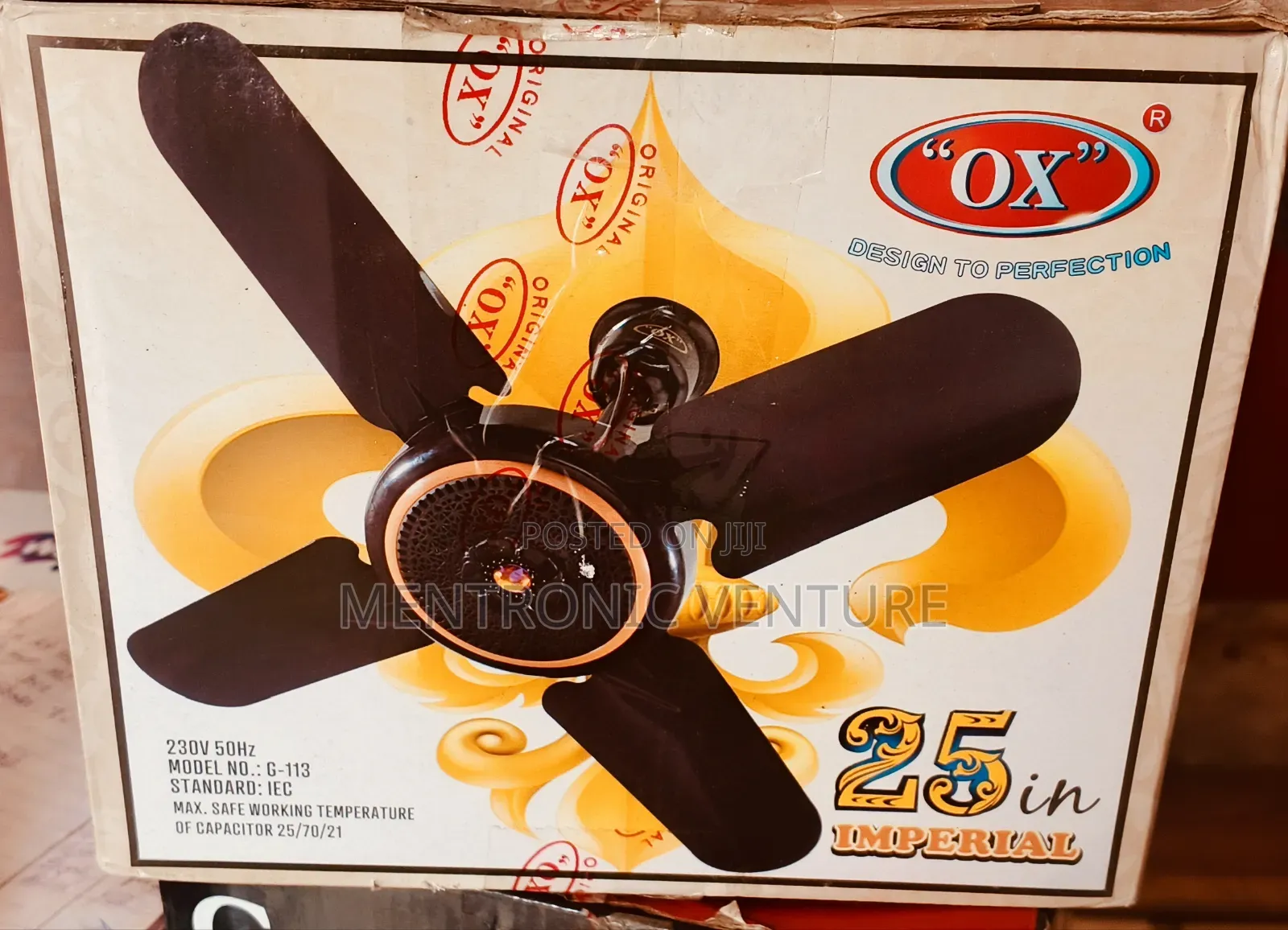 Ox Ceiling Fan Short Blade